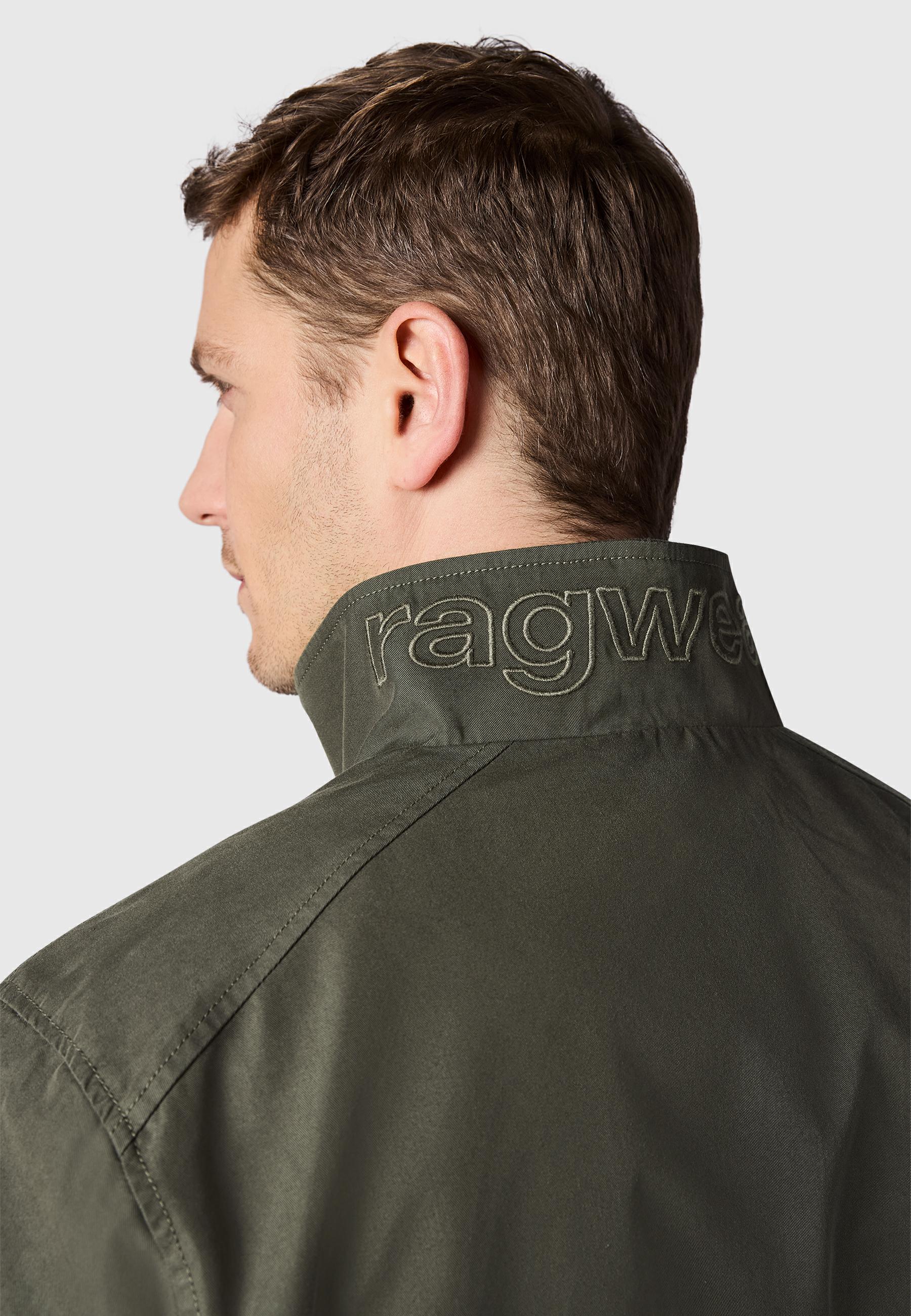 Leichte Übergangsjacke mit Stehkragen "Izzyk YOUMODO" Dark Olive