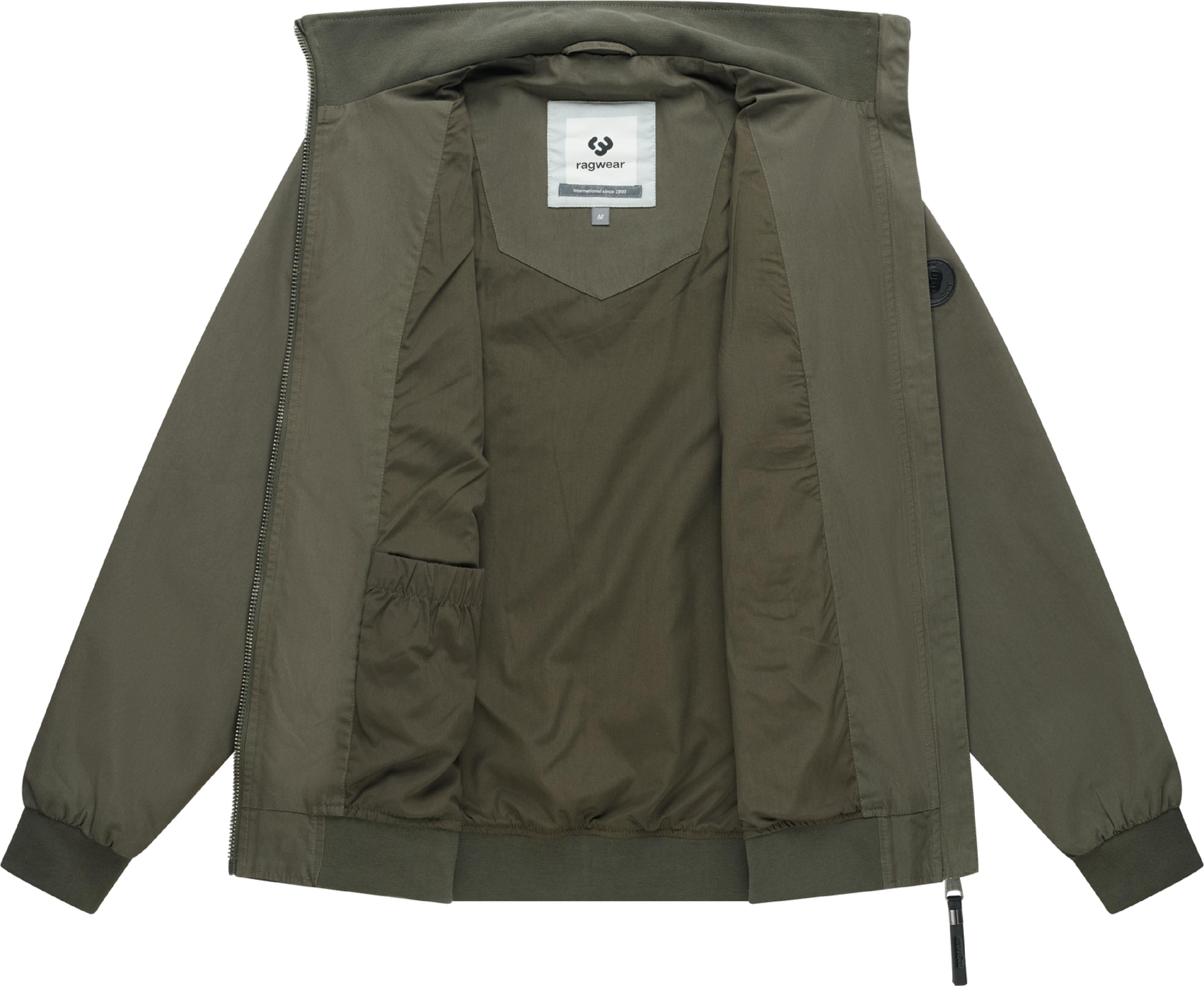 Leichte Übergangsjacke mit Stehkragen "Izzyk YOUMODO" Dark Olive