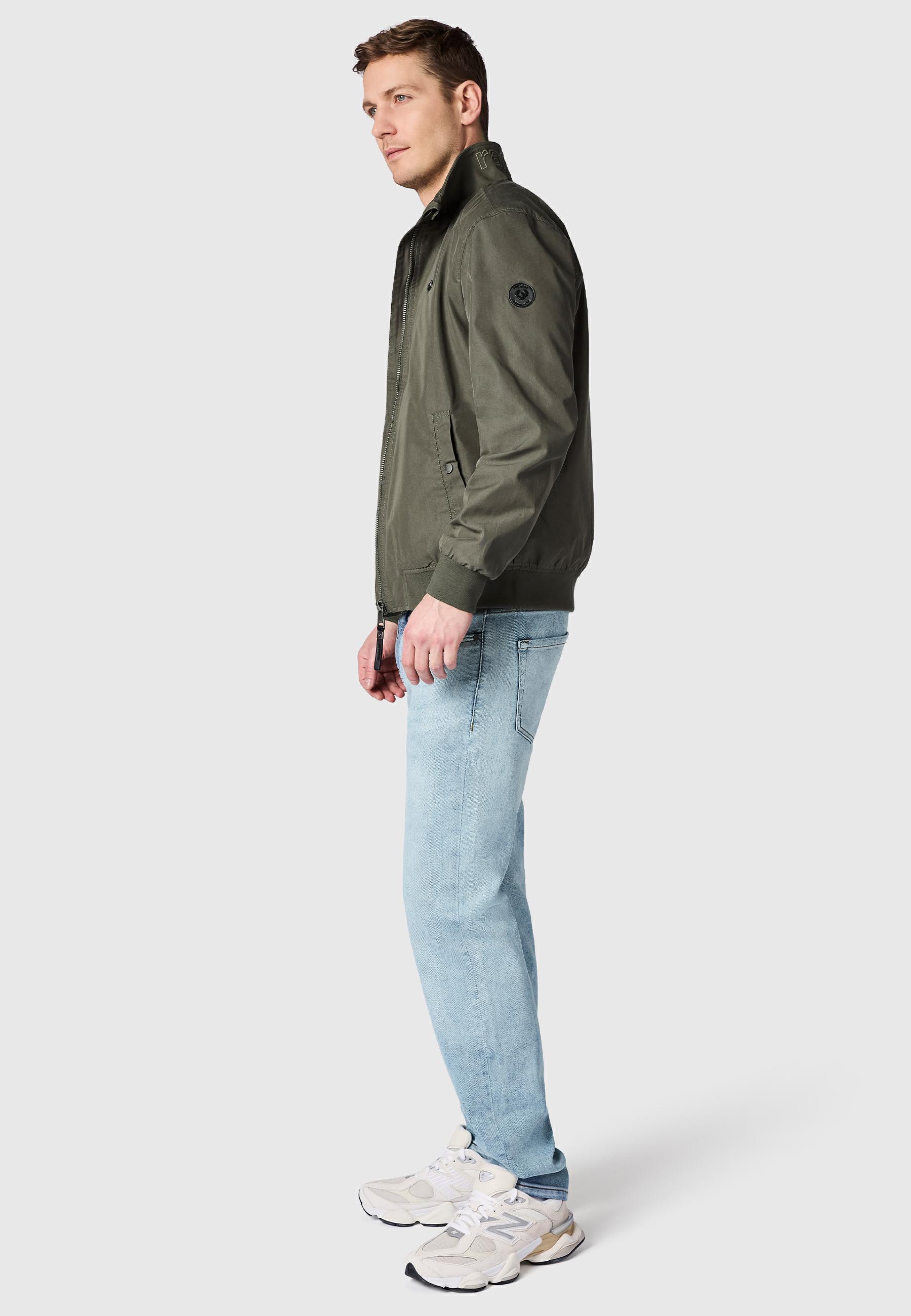 Leichte Übergangsjacke mit Stehkragen "Izzyk YOUMODO" Dark Olive