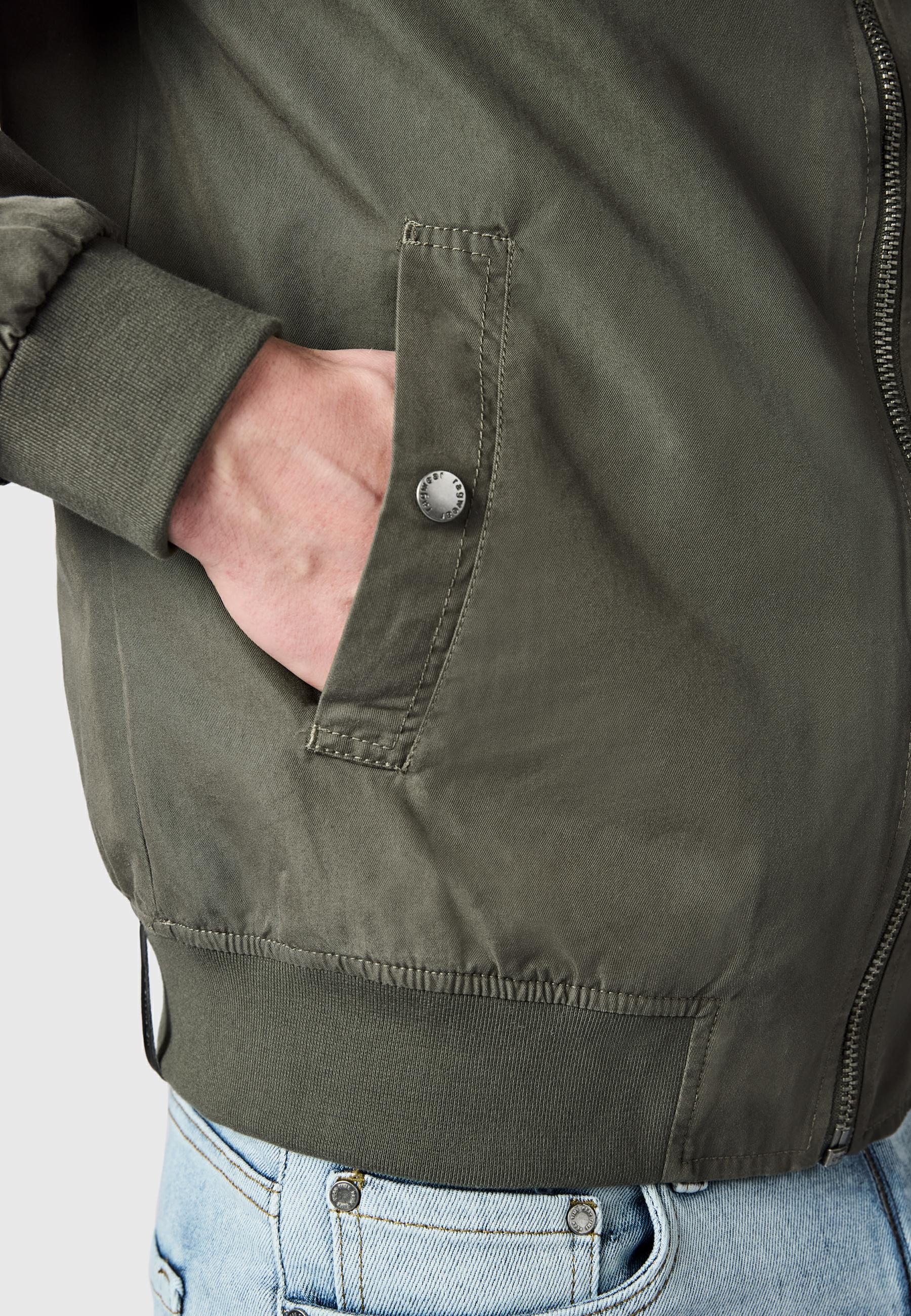 Leichte Übergangsjacke mit Stehkragen "Izzyk YOUMODO" Dark Olive