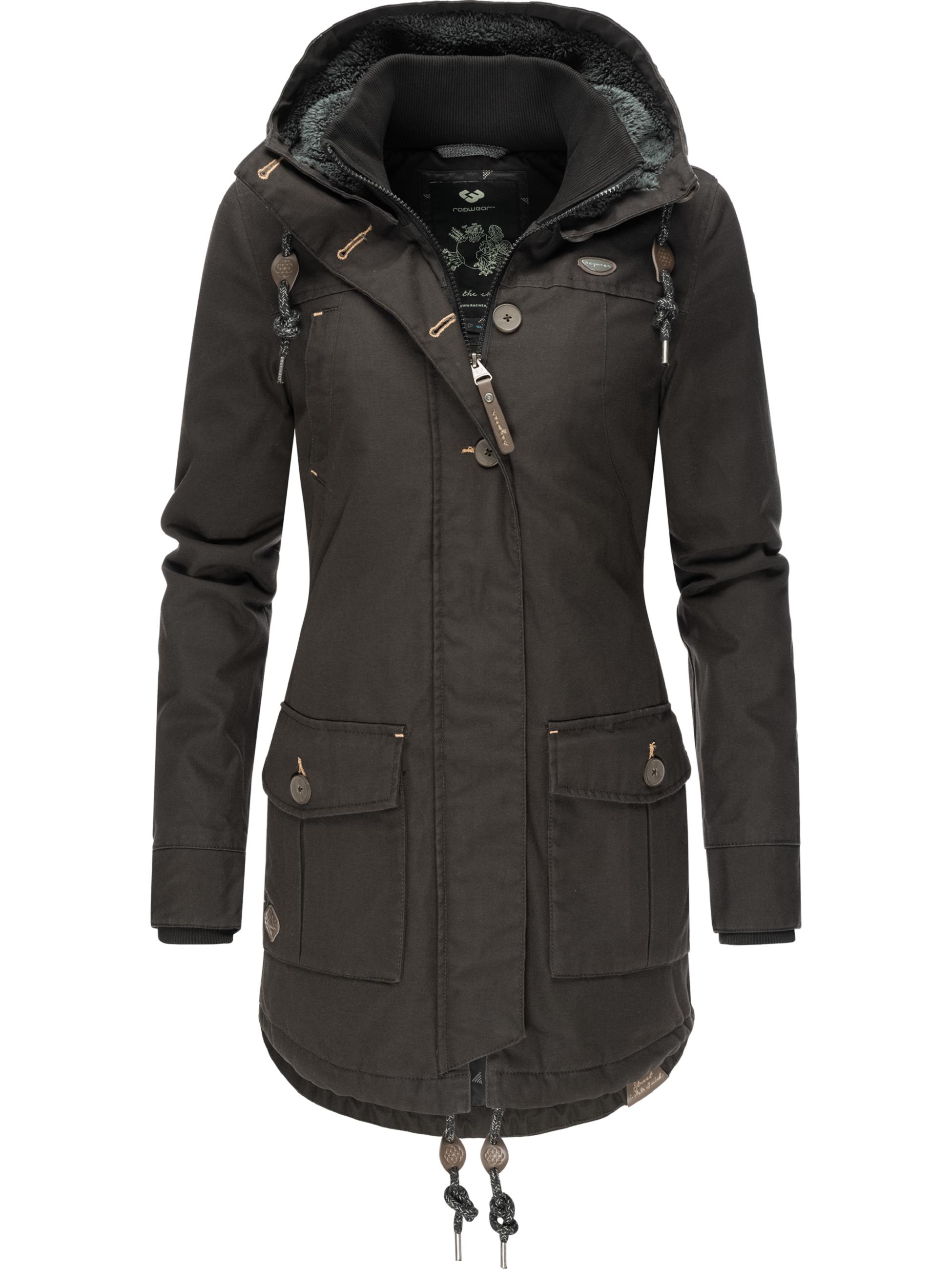 Langer Winterparka mit Kapuze "Jane Black Label" Black21