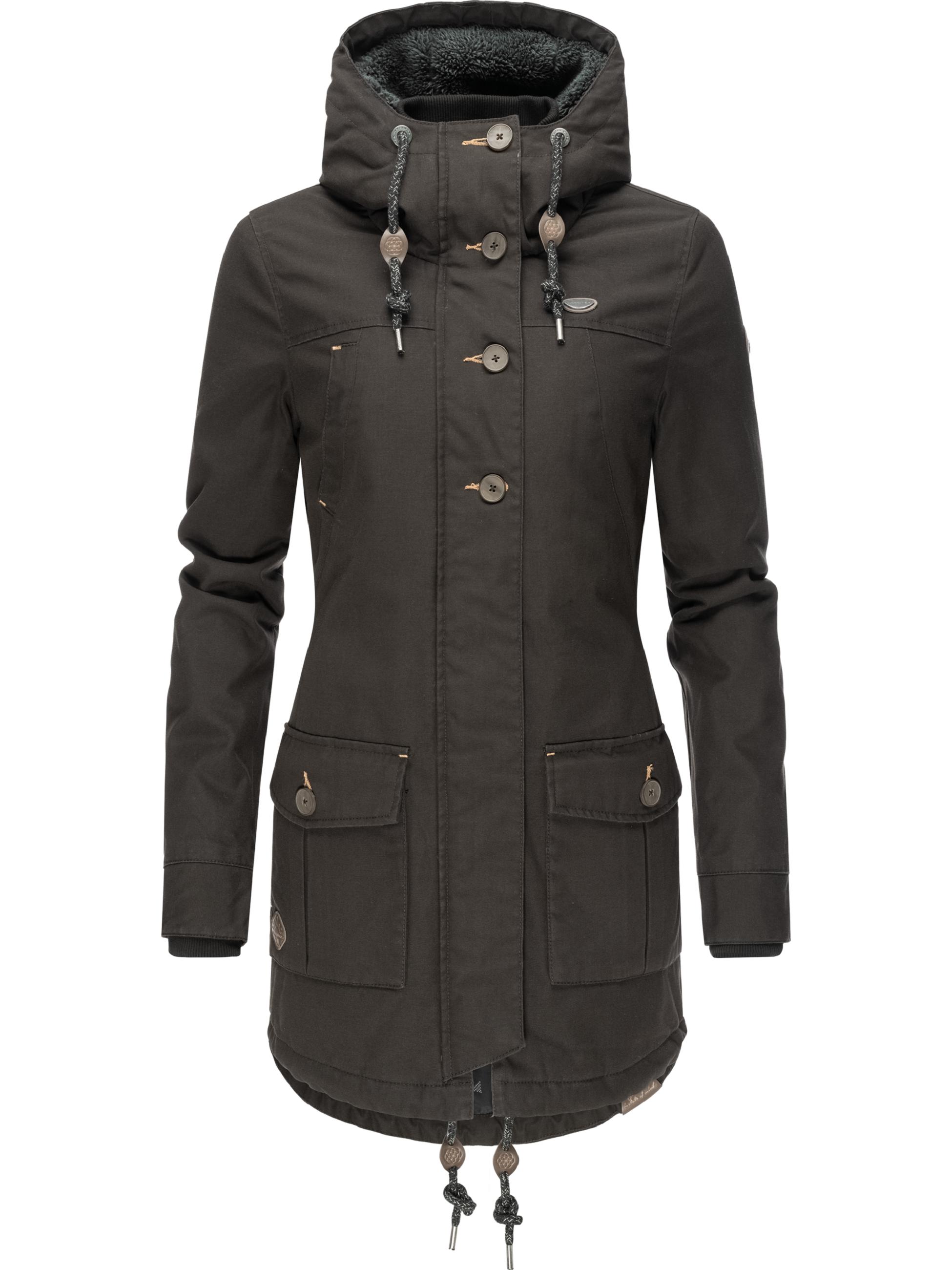 Langer Winterparka mit Kapuze "Jane Black Label" Black21