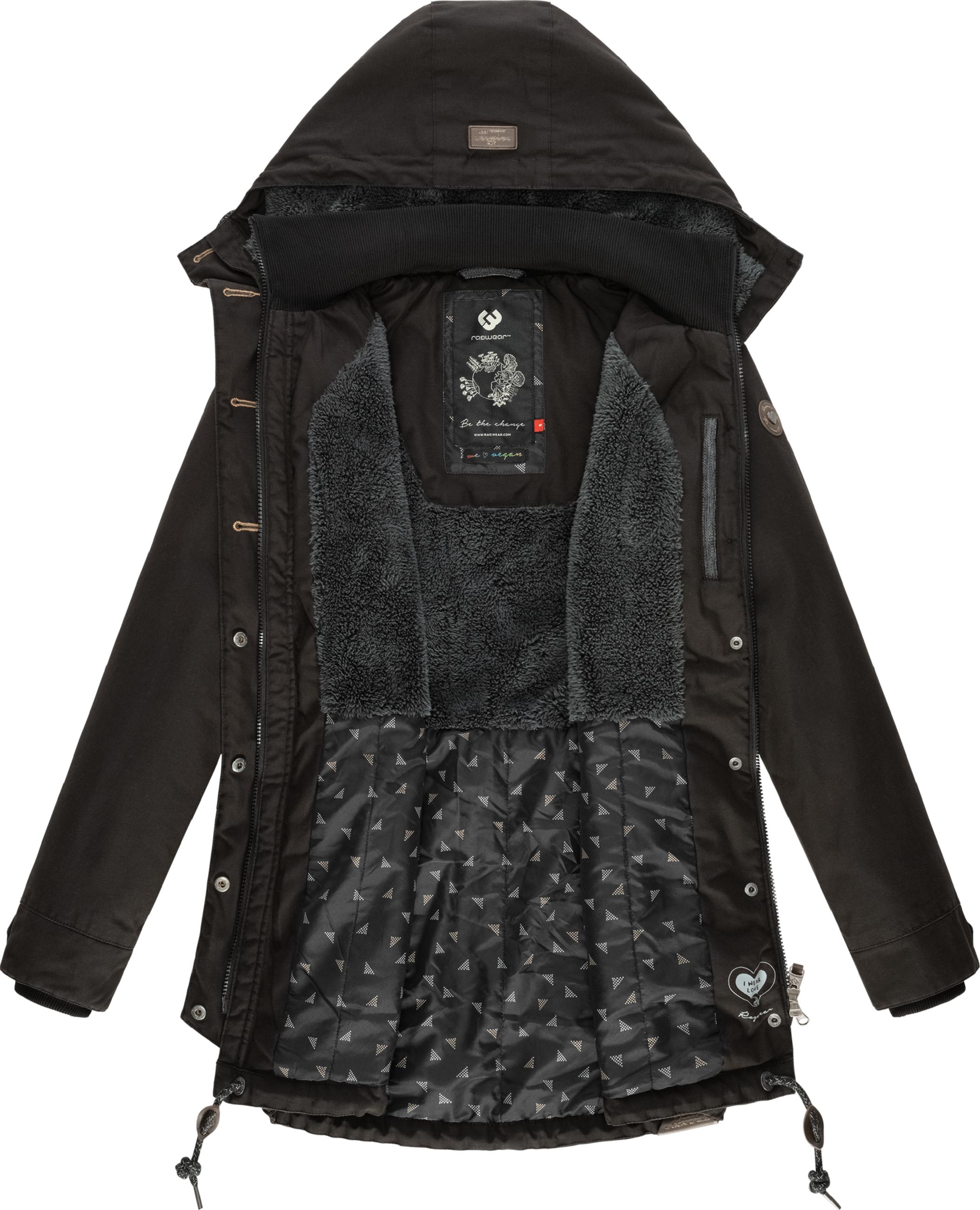 Langer Winterparka mit Kapuze "Jane Black Label" Black21