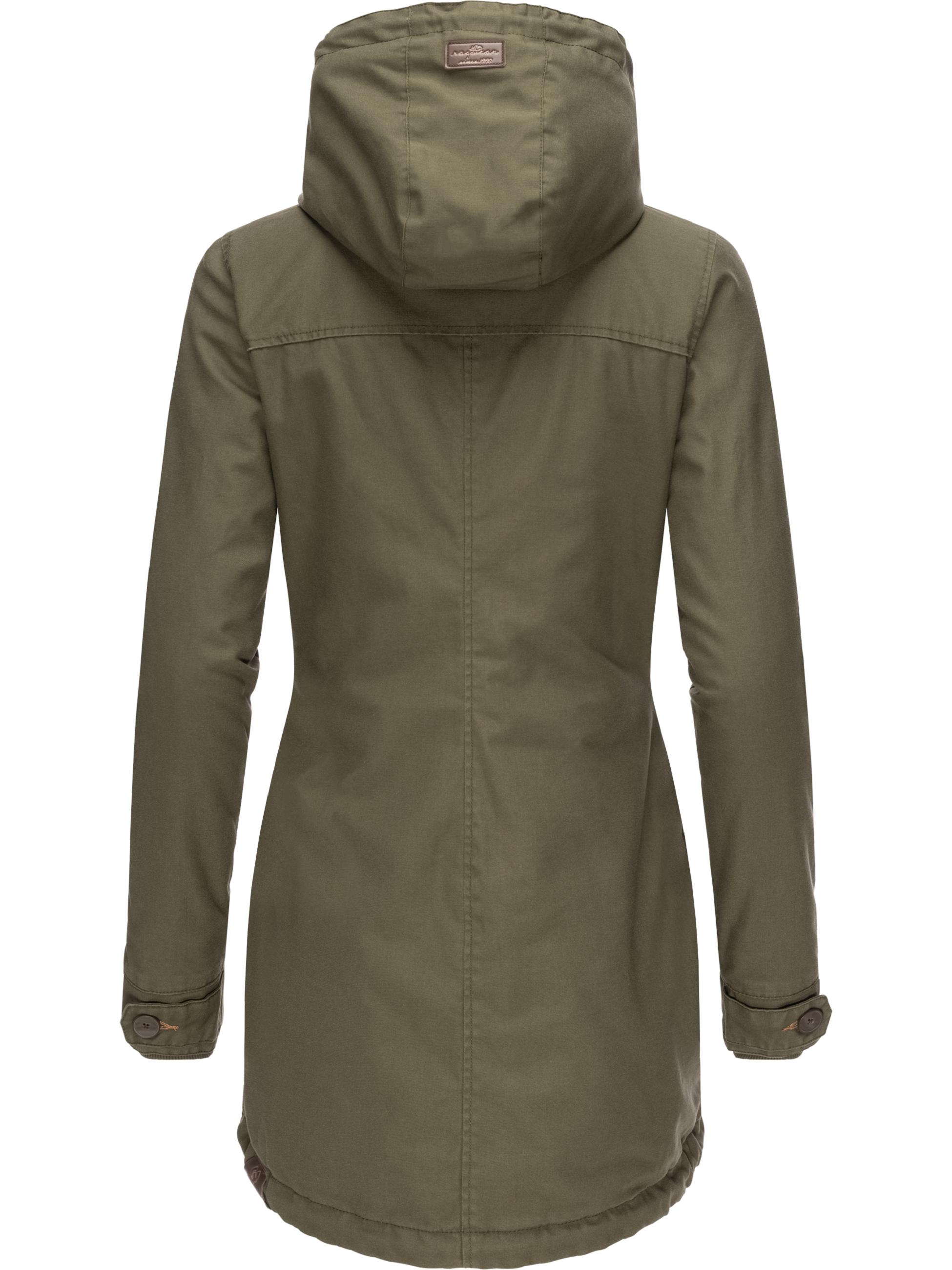 Langer Winterparka mit Kapuze "Jane Black Label" Olive21