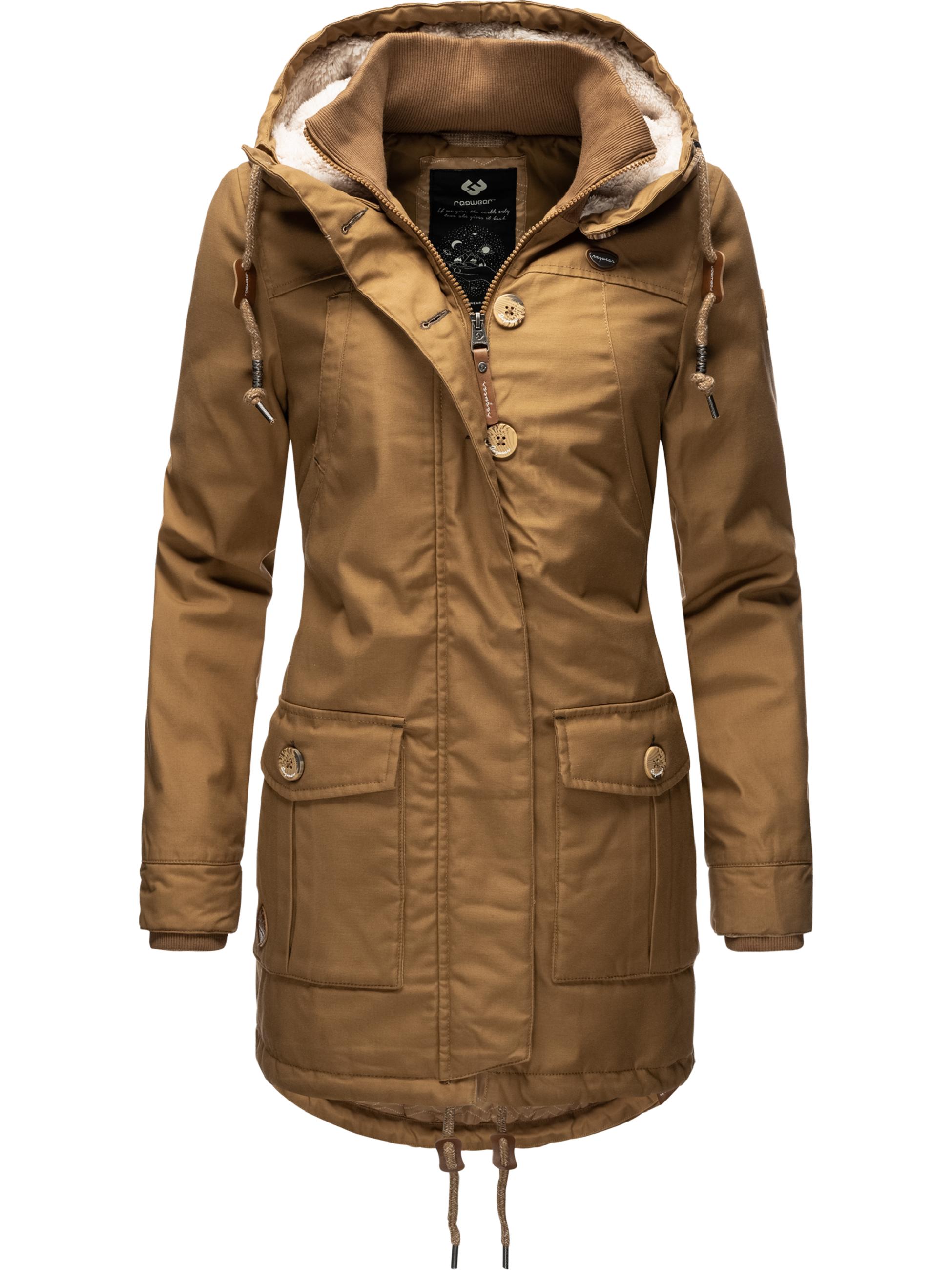 Langer Winterparka mit Kapuze "Jane Black Label" Tabacco20