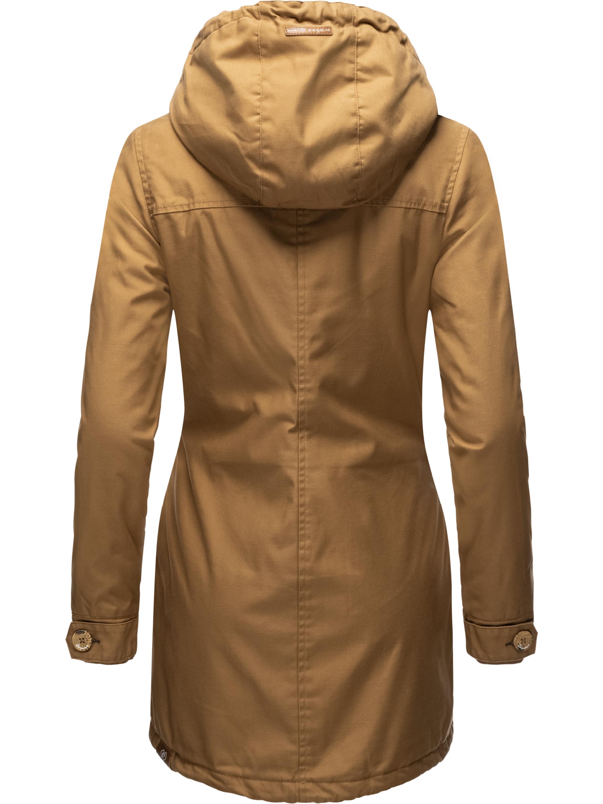 Langer Winterparka mit Kapuze "Jane Black Label" Tabacco20