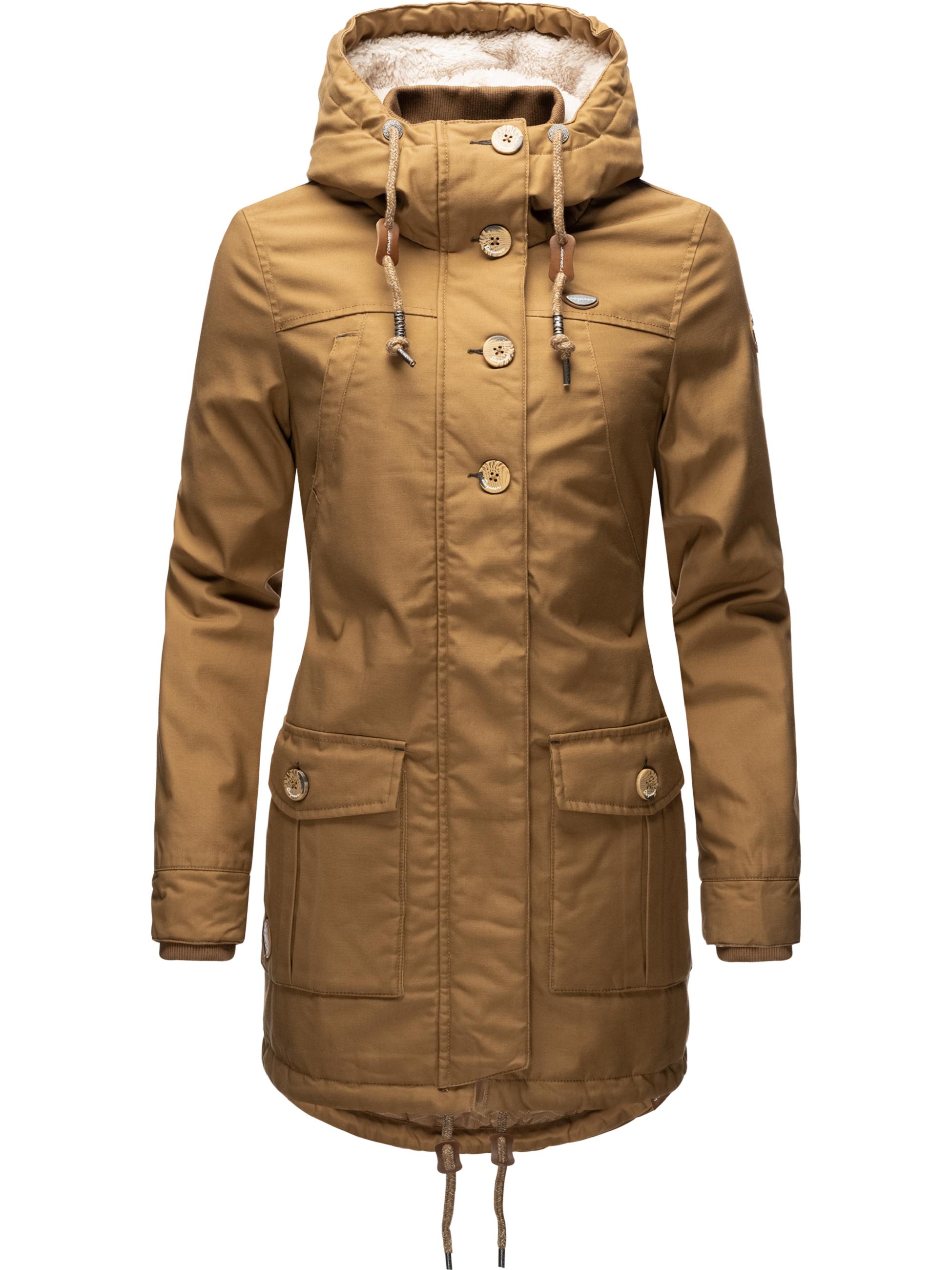 Langer Winterparka mit Kapuze "Jane Black Label" Tabacco20