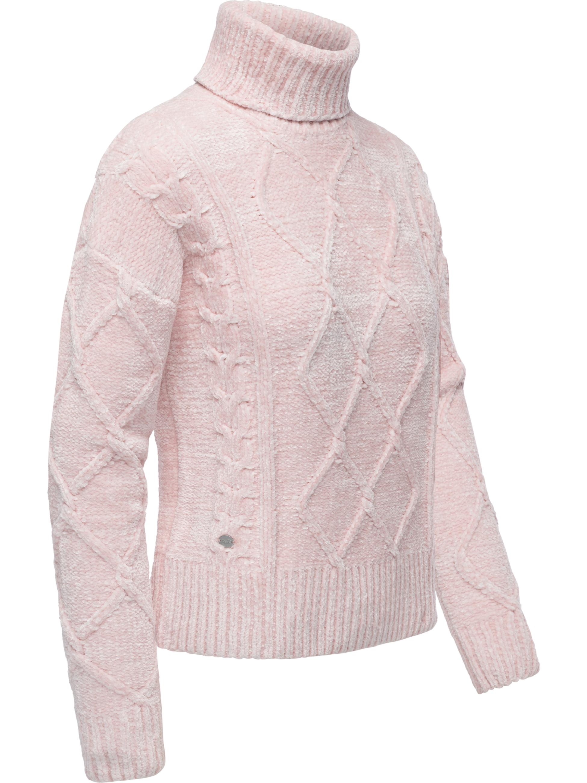 Weicher Strickpullover mit Rollkragen "Janna Short" Marshmallow
