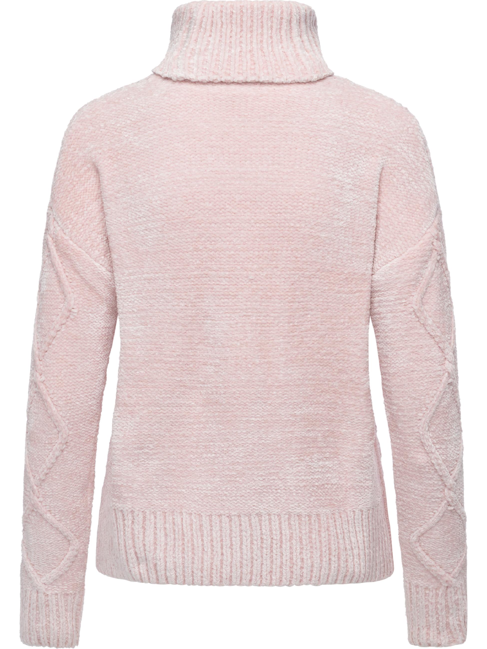 Weicher Strickpullover mit Rollkragen "Janna Short" Marshmallow