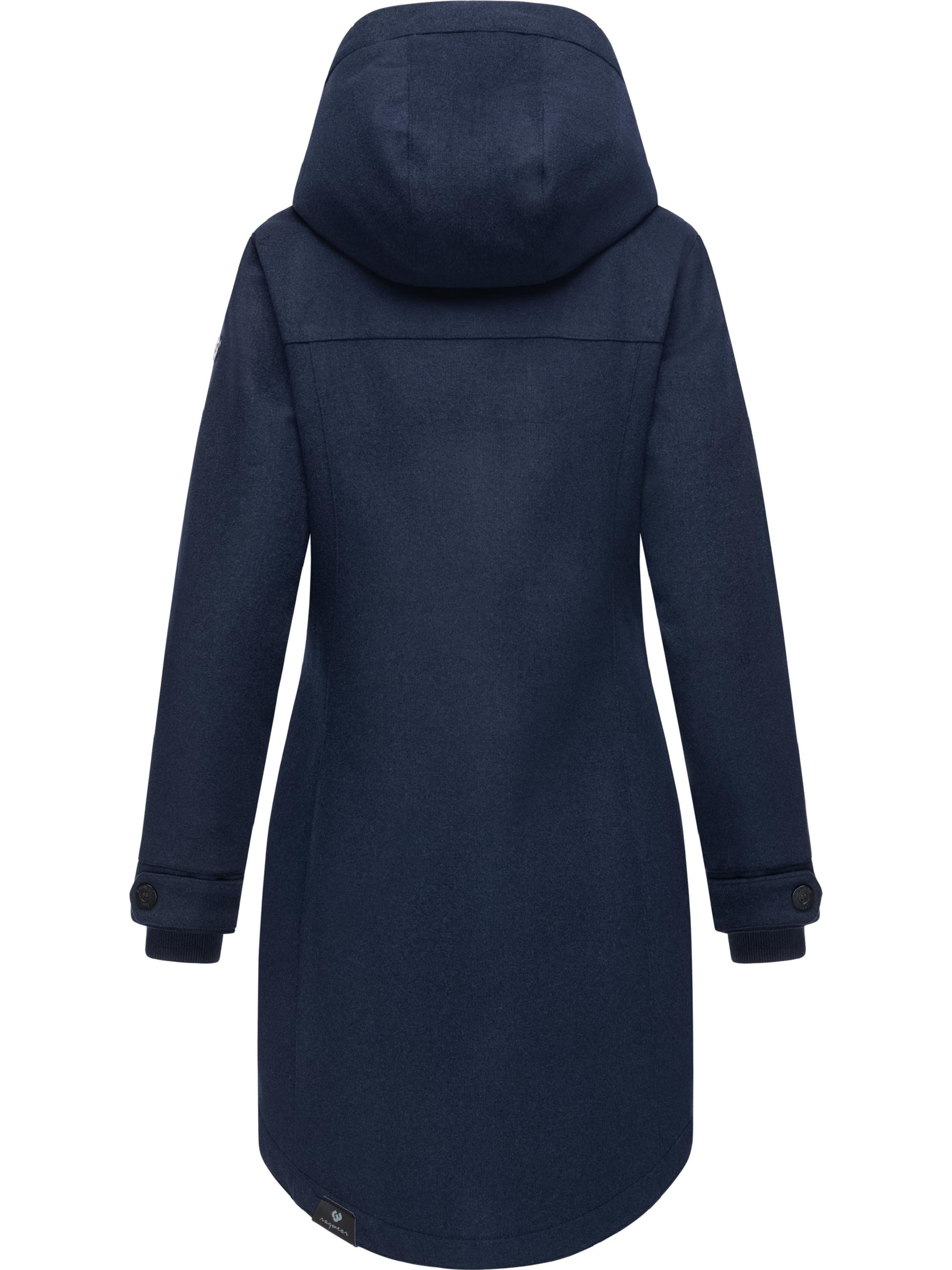 Wintermantel in Woll-Optik "Jannisa Coat" Navy