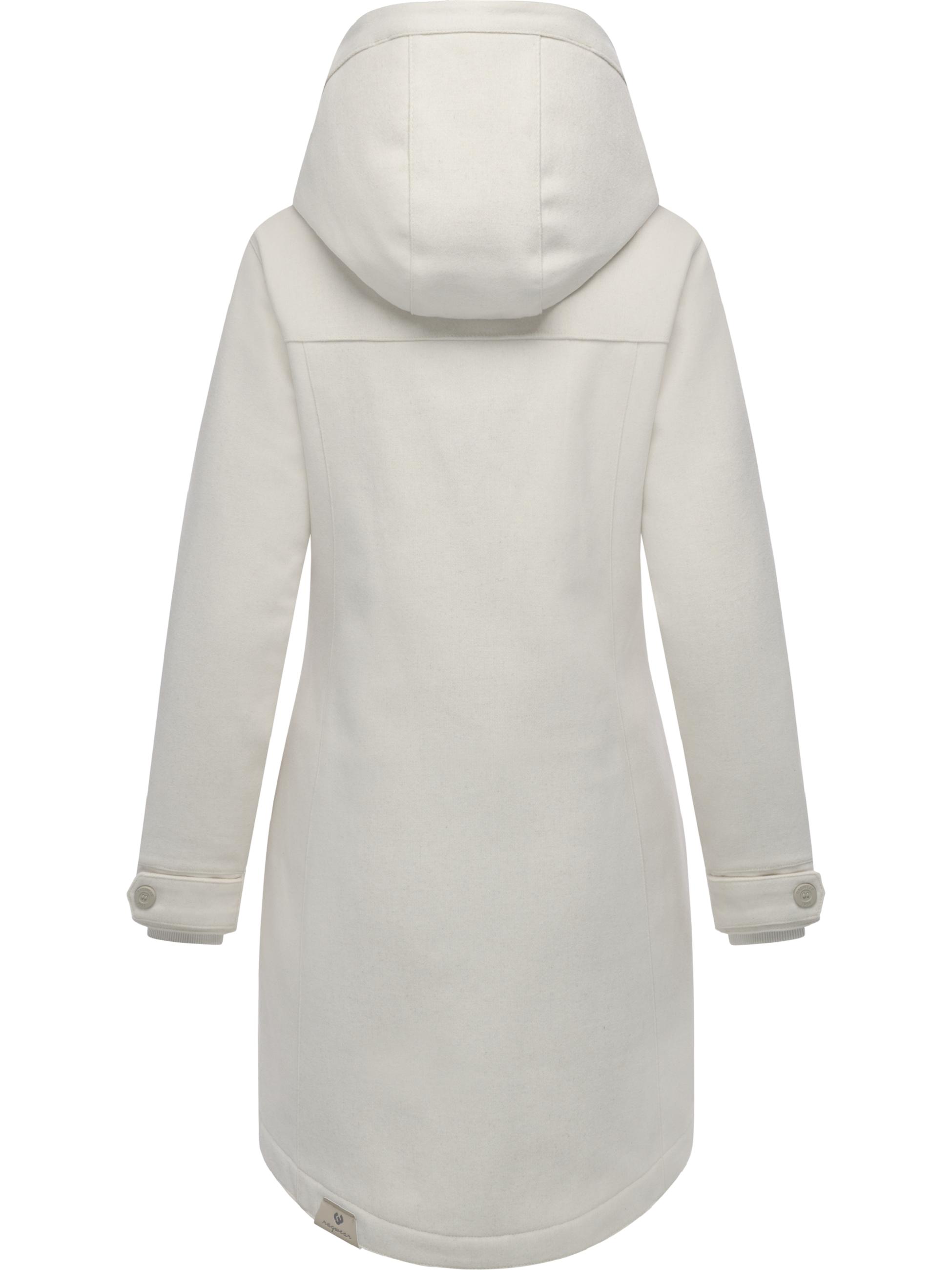 Klassischer Wintermantel in Woll-Optik "Jannisa Coat" Off White25