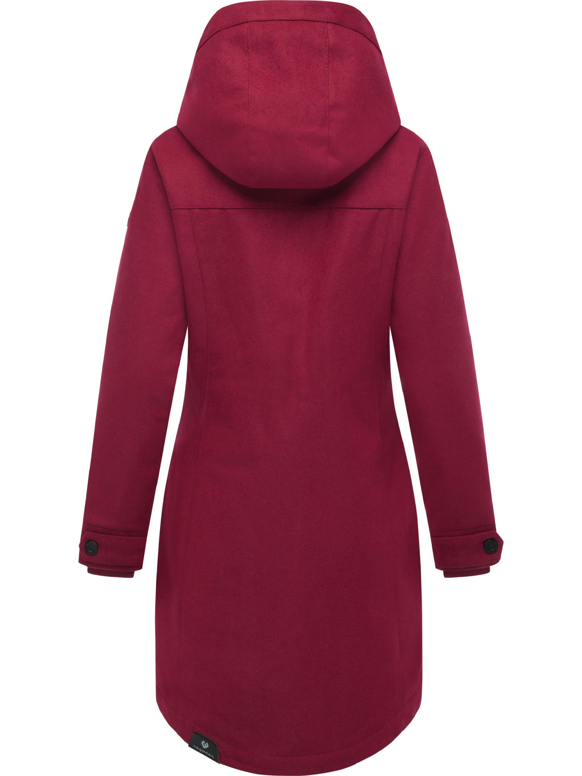 Klassischer Wintermantel in Woll-Optik "Jannisa Coat" Wine25