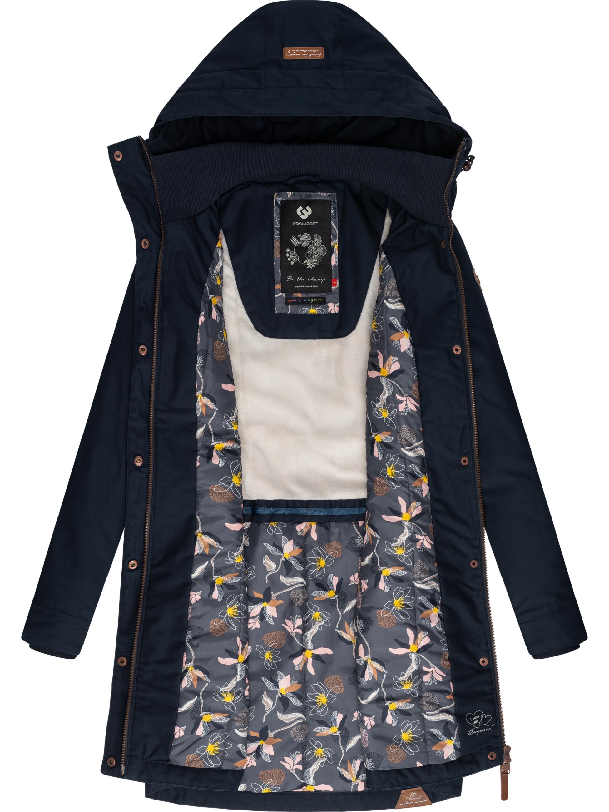 Langer Winterparka mit Kapuze "Jannisa" Navy