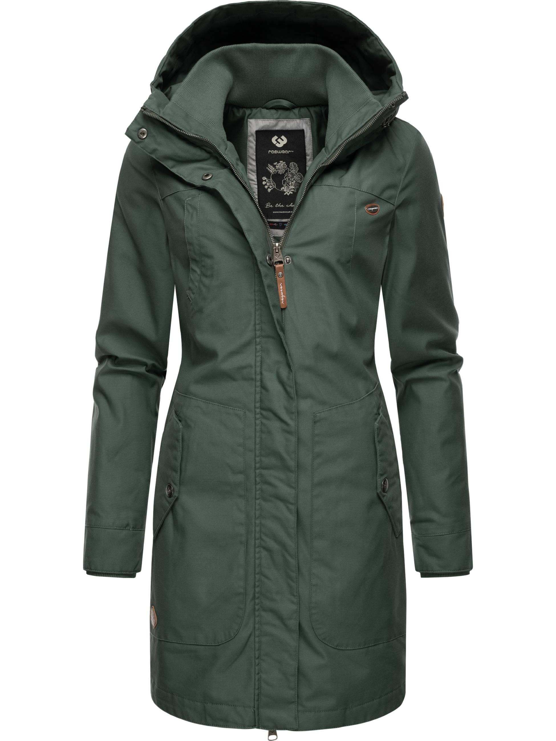 Langer Winterparka mit Kapuze "Jannisa" Pine Green23