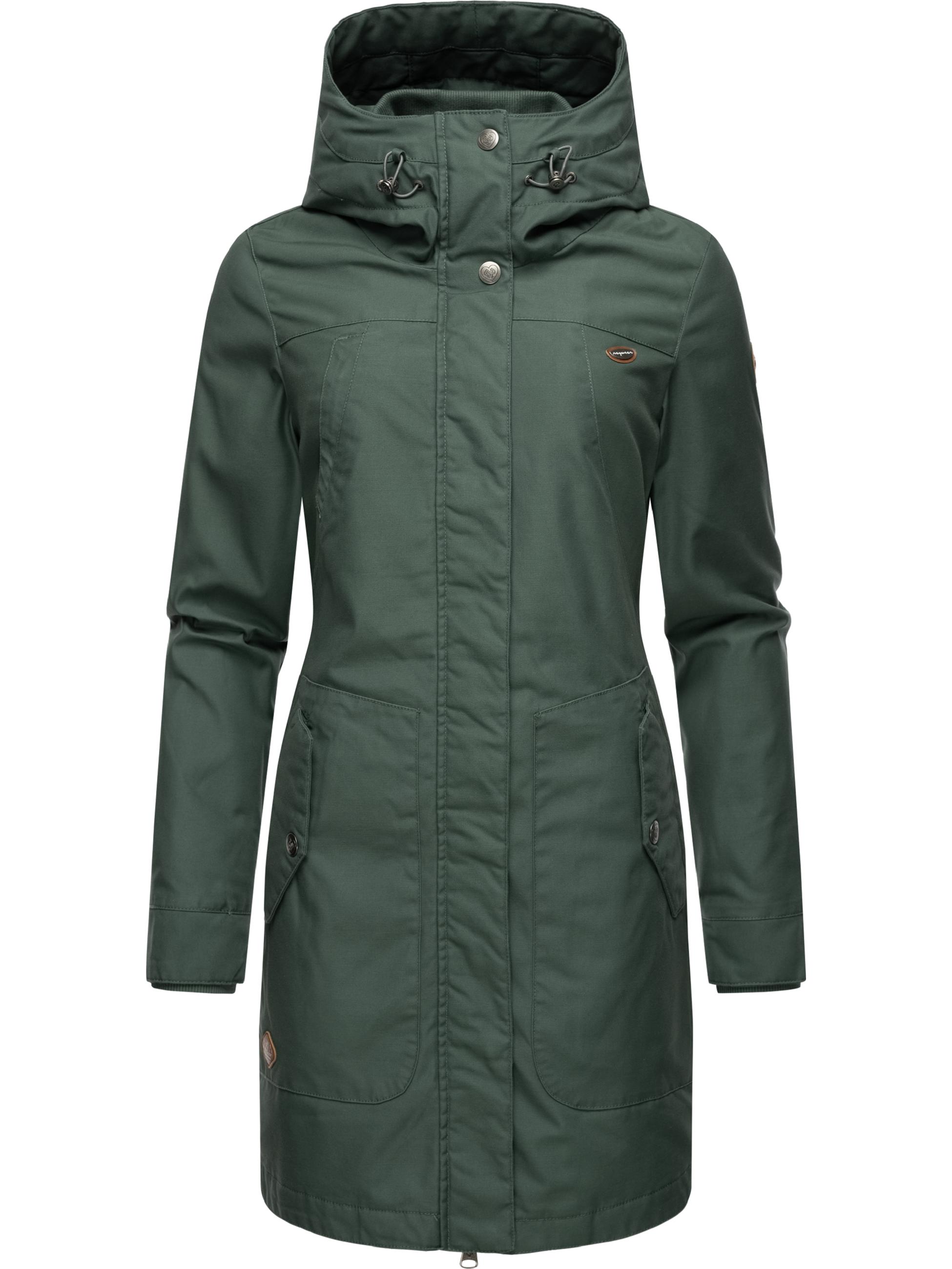 Langer Winterparka mit Kapuze "Jannisa" Pine Green23