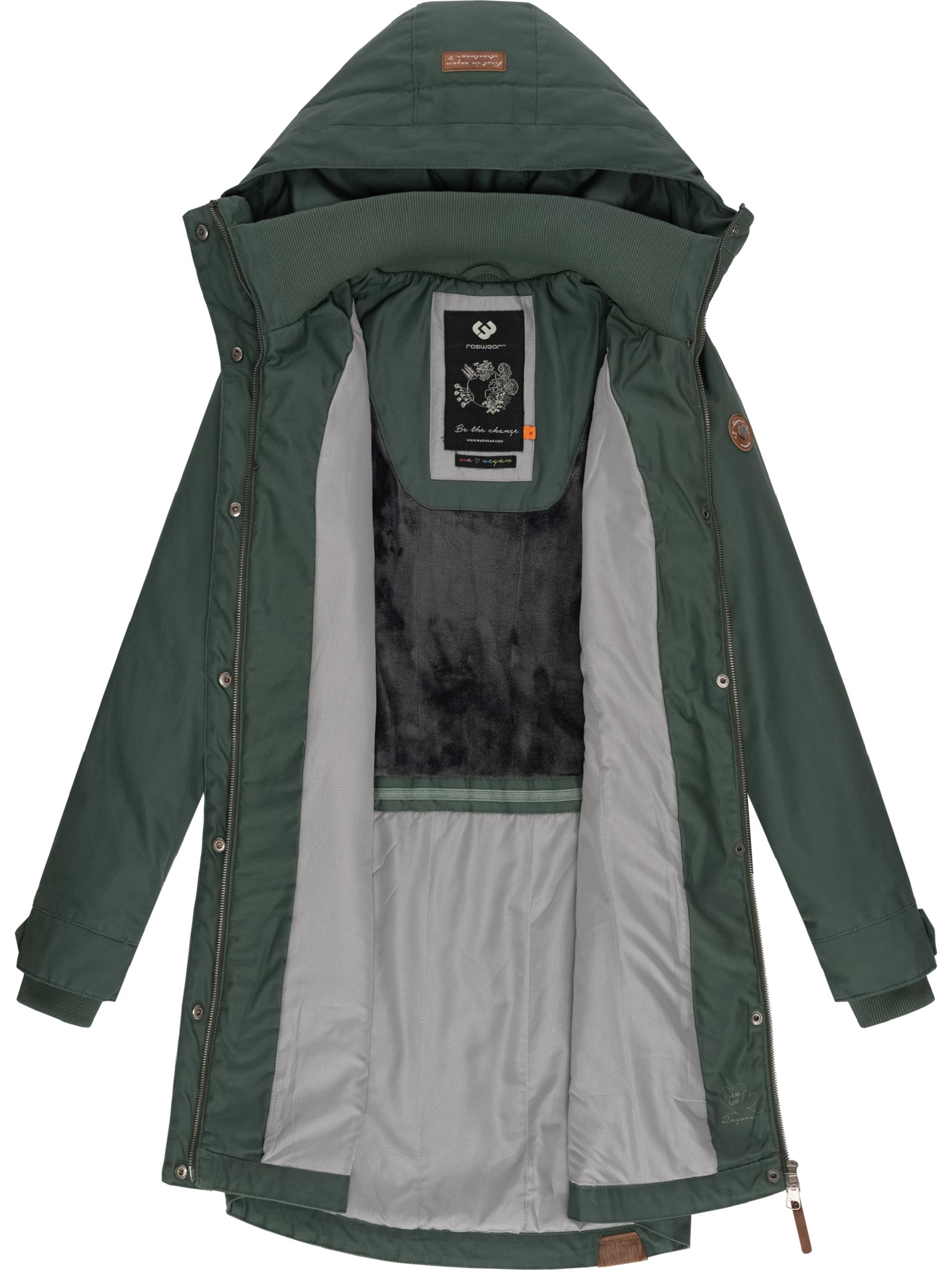 Langer Winterparka mit Kapuze "Jannisa" Pine Green23