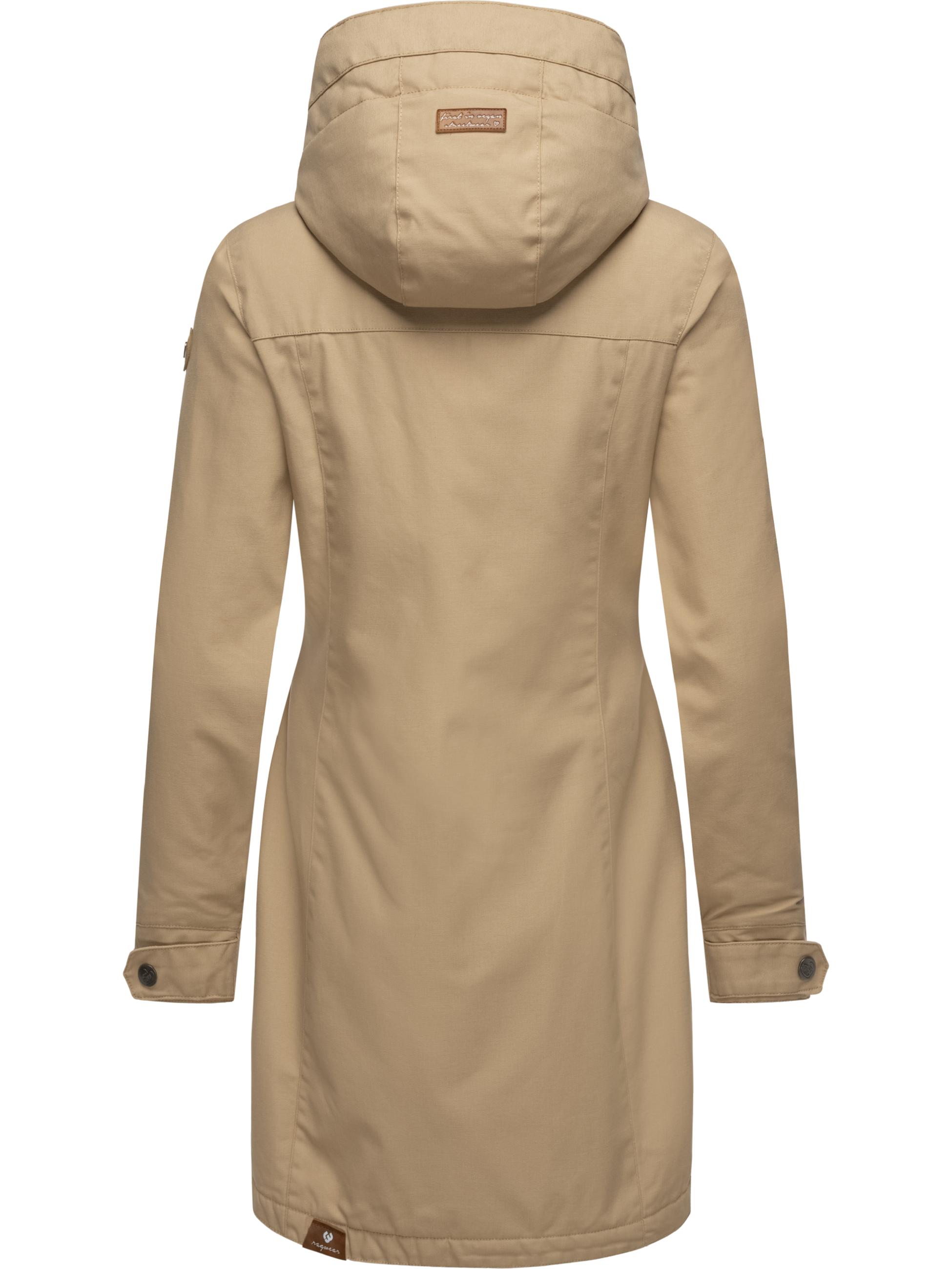 Langer Winterparka mit Kapuze "Jannisa" Taupe24