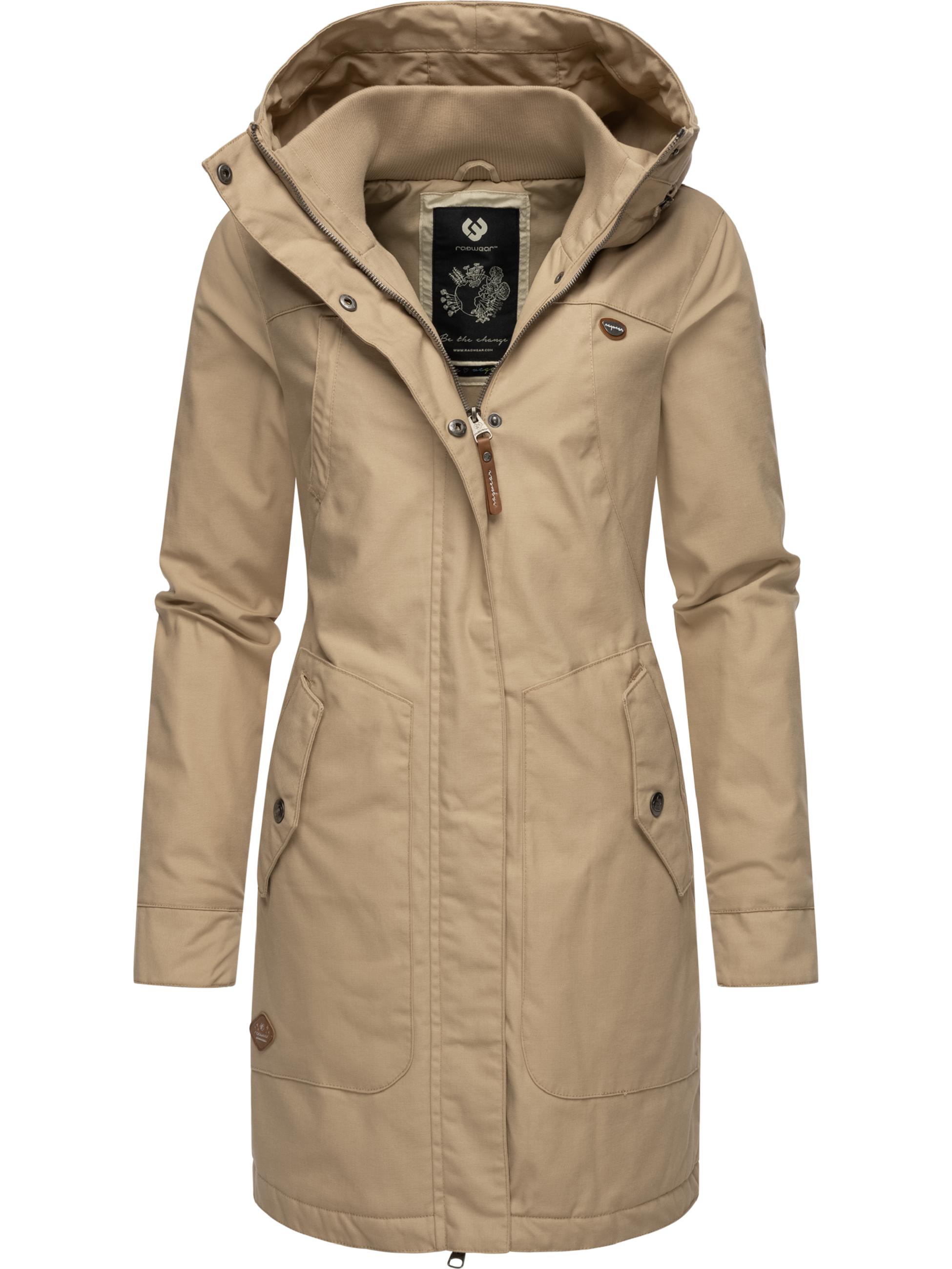 Langer Winterparka mit Kapuze "Jannisa" Taupe24