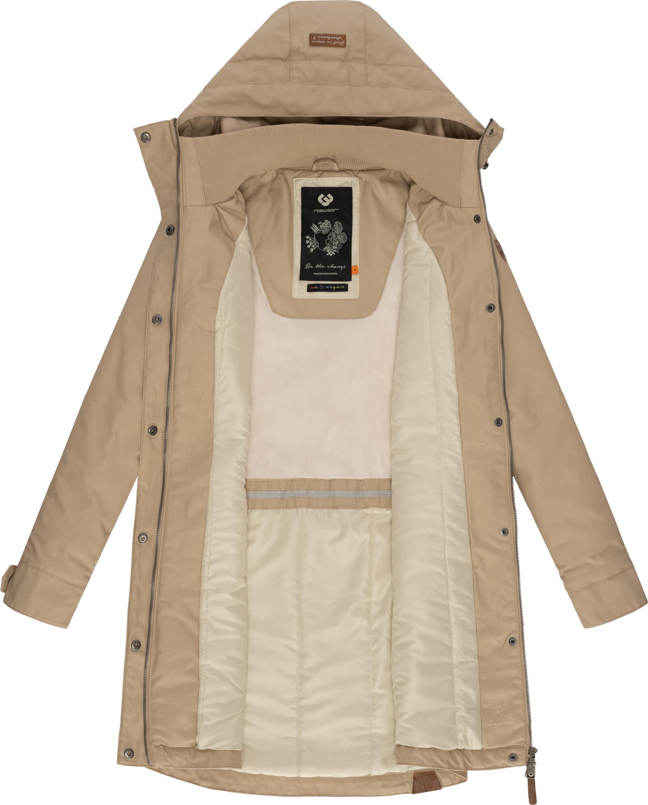 Langer Winterparka mit Kapuze "Jannisa" Taupe24