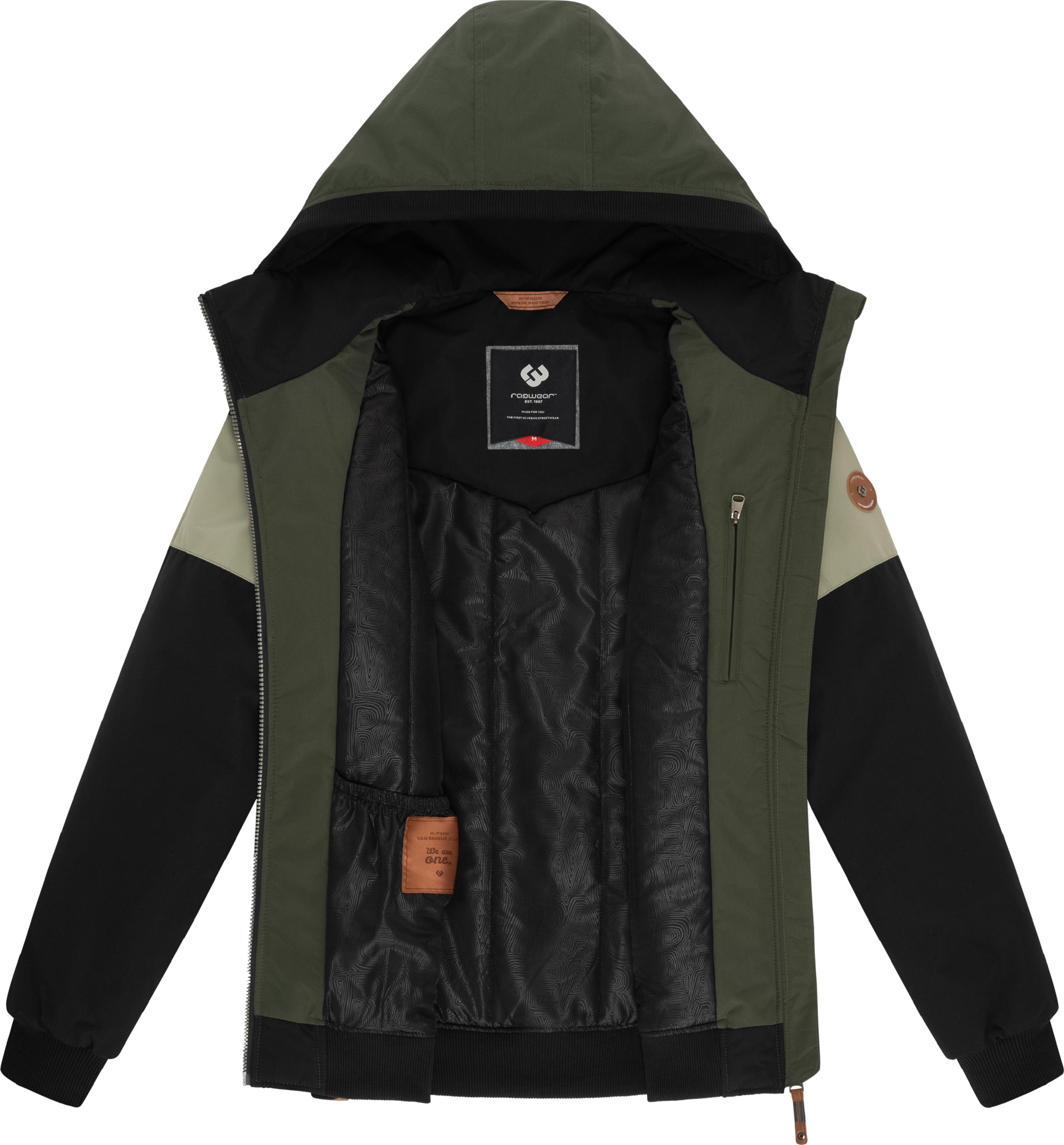 Wasserdichte Winterjacke mit Kapuze "Jayce YOUMODO" Black