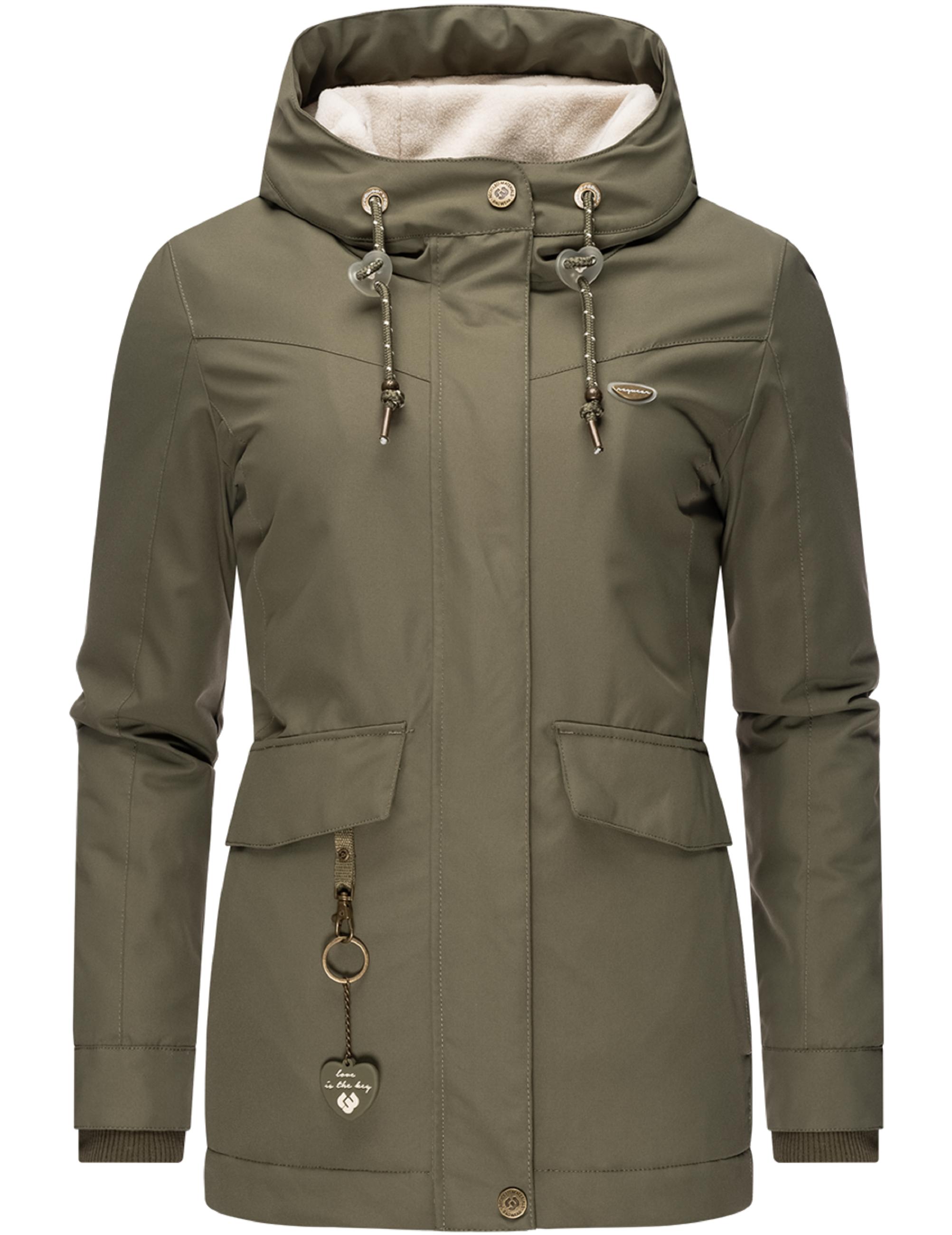 Winterparka mit Kapuze "Jazmin Intl." Olive