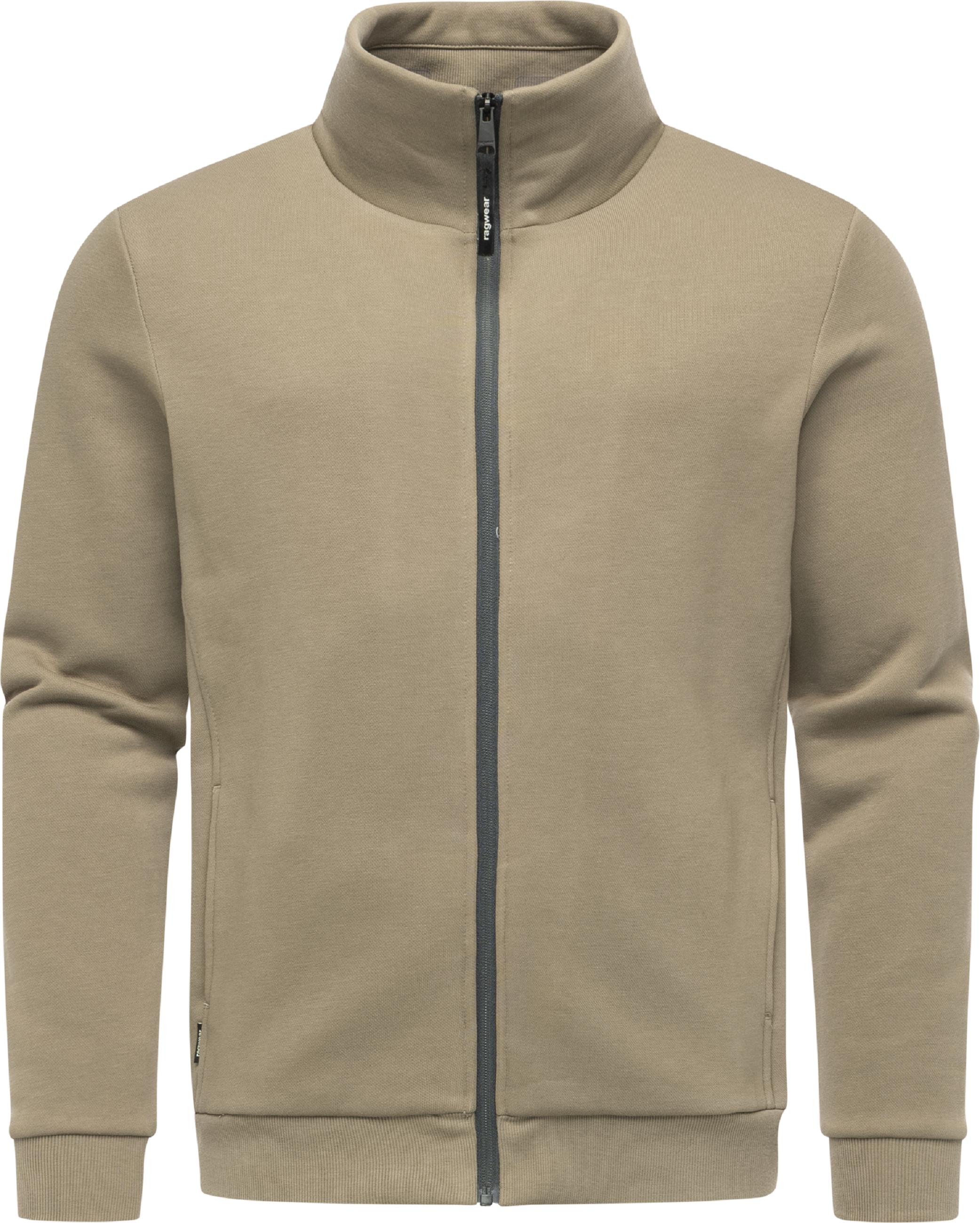 Sweatjacke mit hohem Kragen "Jettrys" Dusty Olive