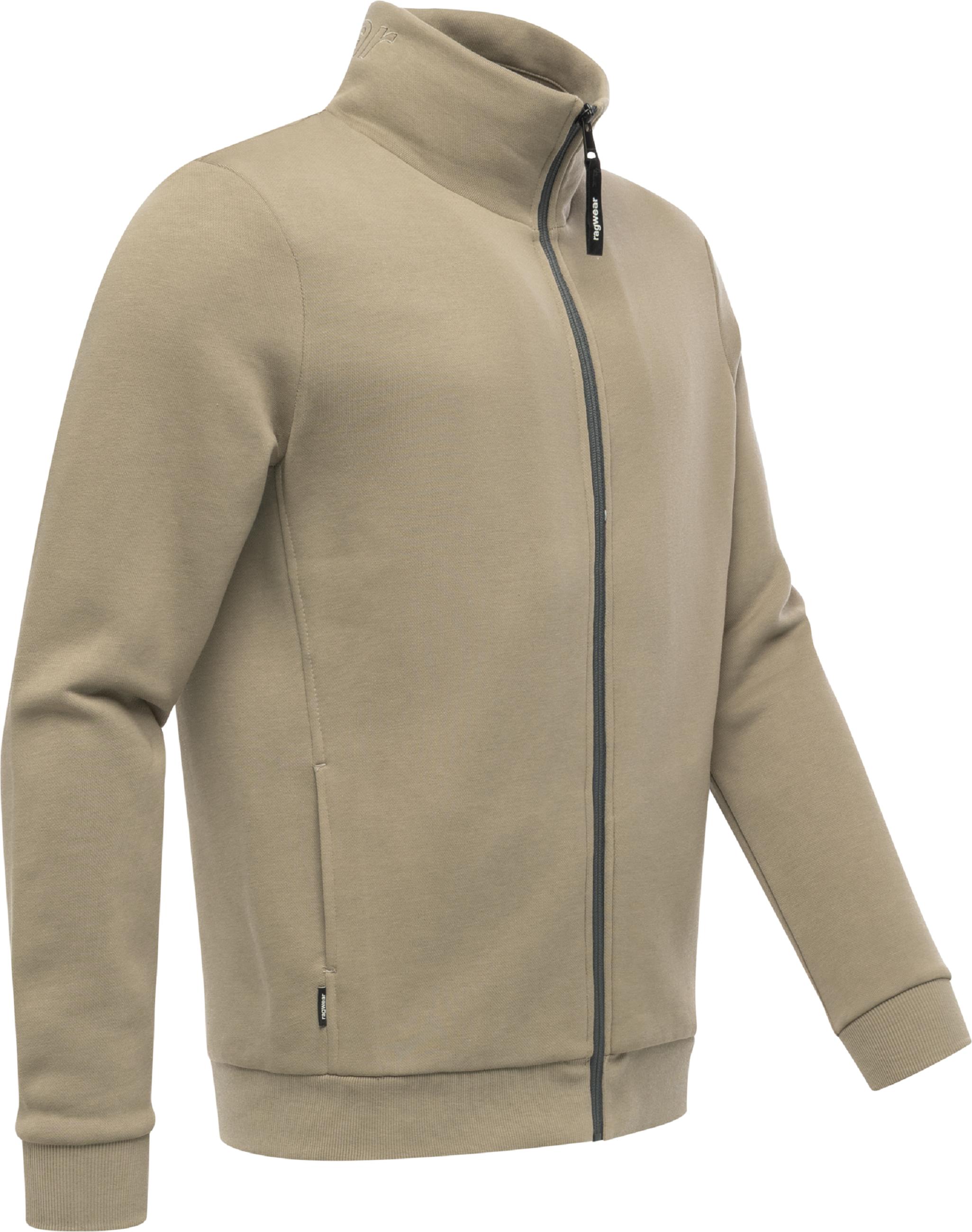 Sweatjacke mit hohem Kragen "Jettrys" Dusty Olive