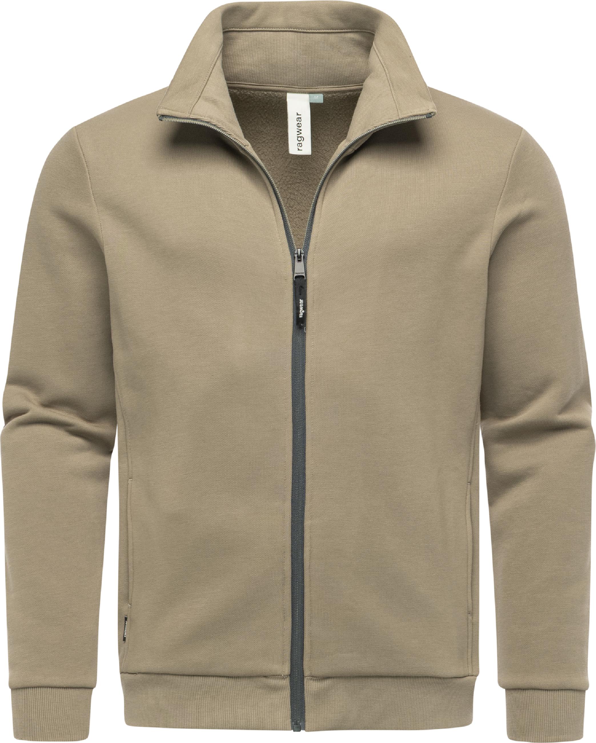 Sweatjacke mit hohem Kragen "Jettrys" Dusty Olive