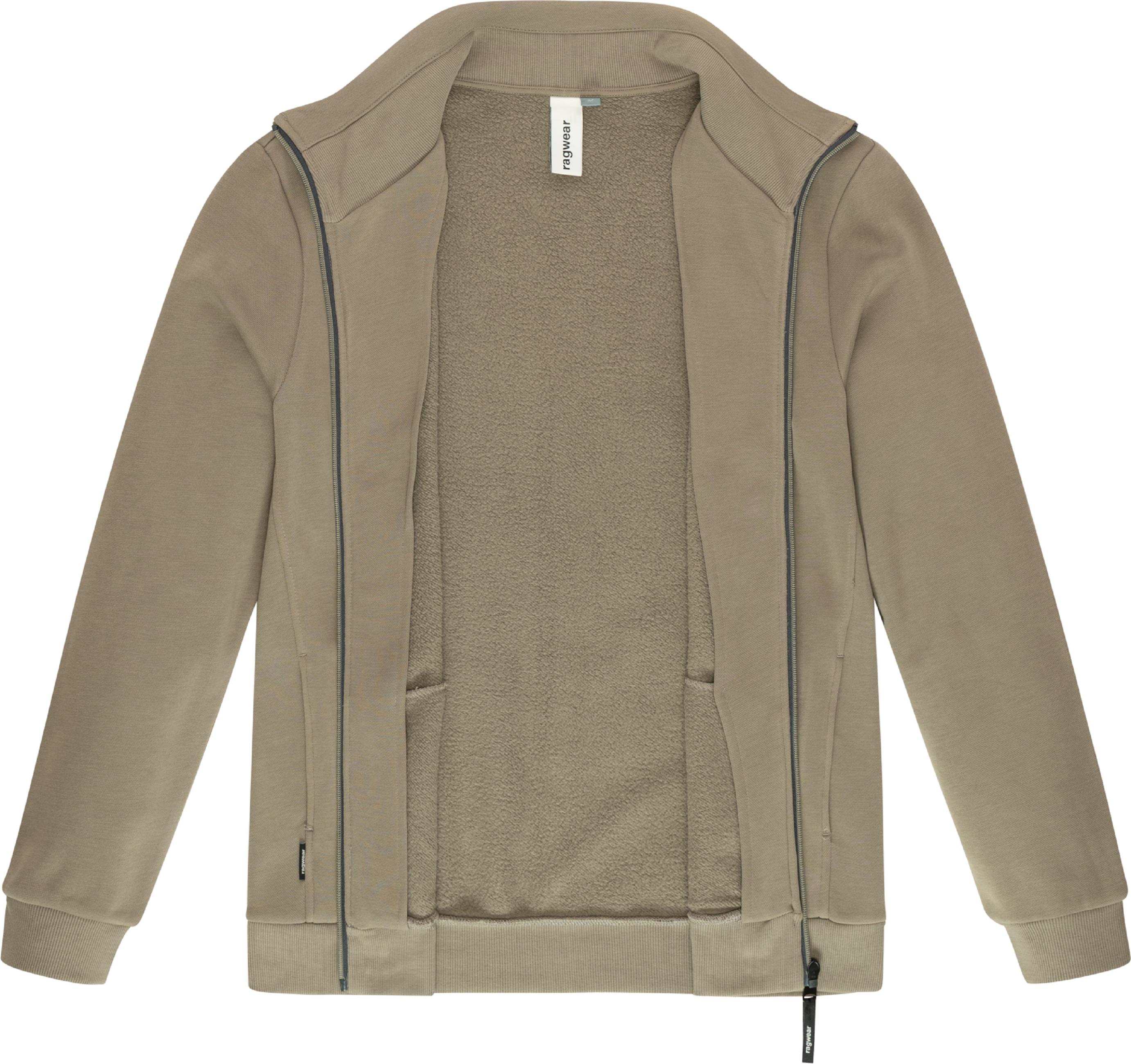 Sweatjacke mit hohem Kragen "Jettrys" Dusty Olive