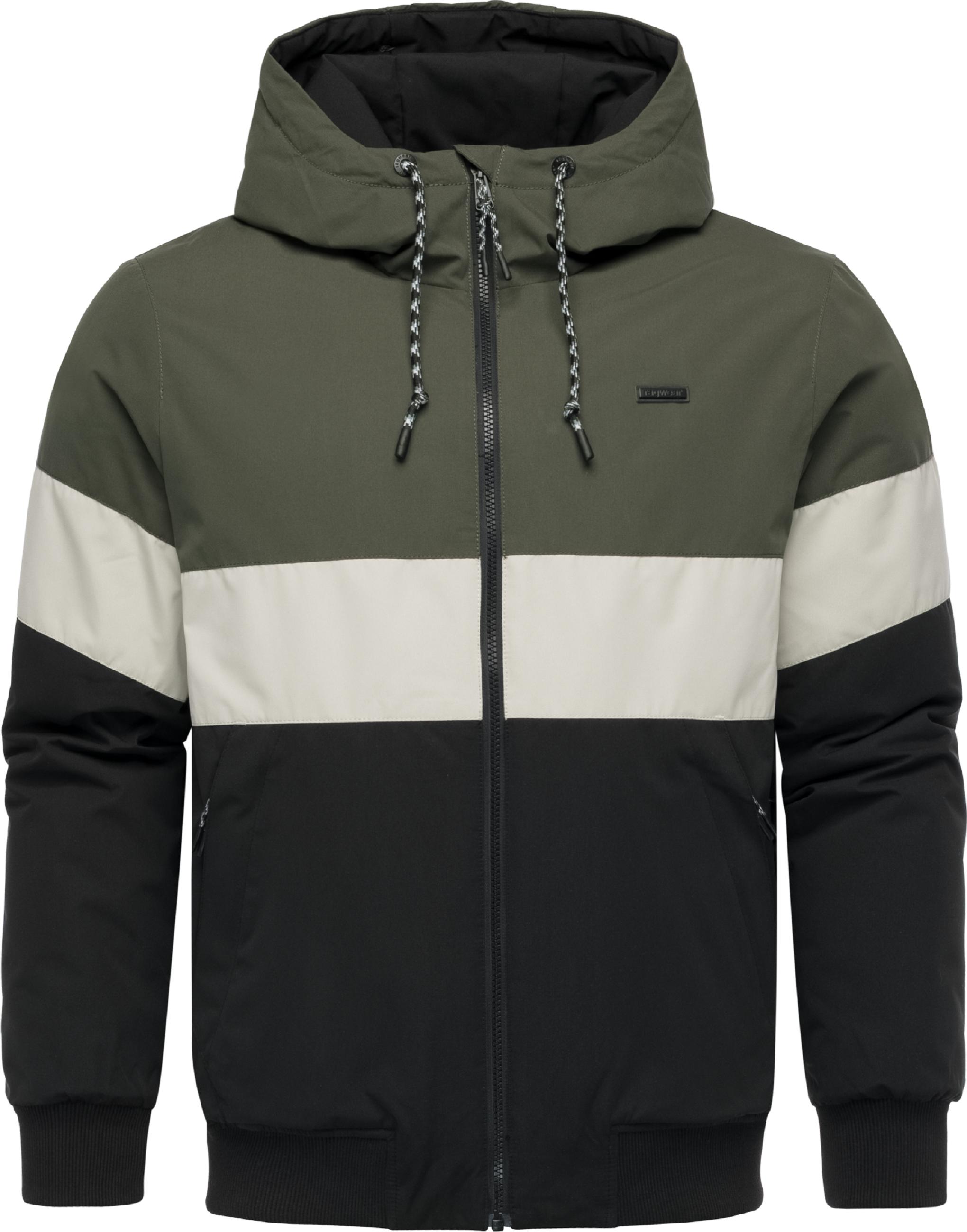 Gefütterte Bomberjacke mit Kapuze "Jinig Warm YOUMODO" Dark Olive