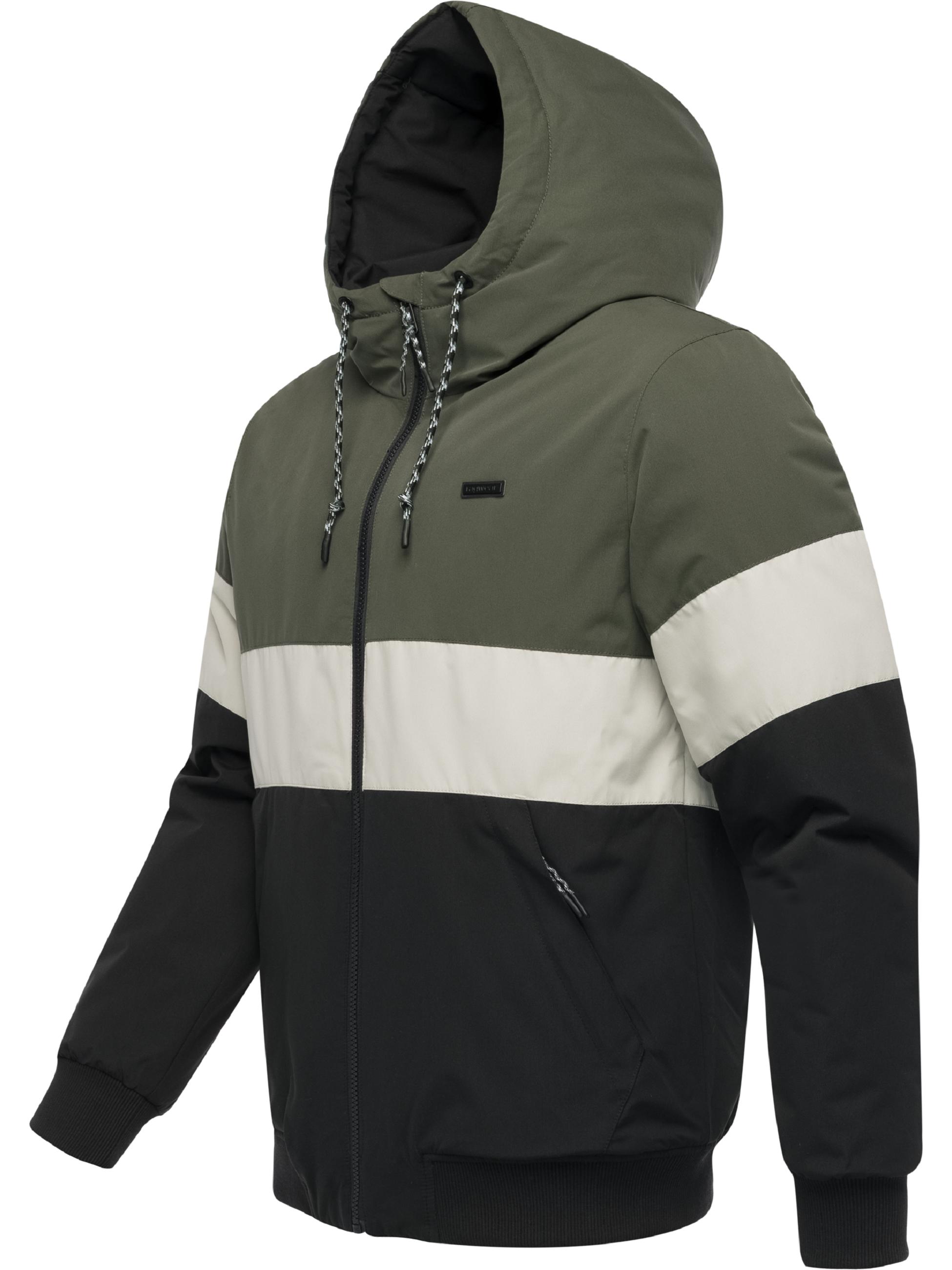 Gefütterte Bomberjacke mit Kapuze "Jinig Warm YOUMODO" Dark Olive