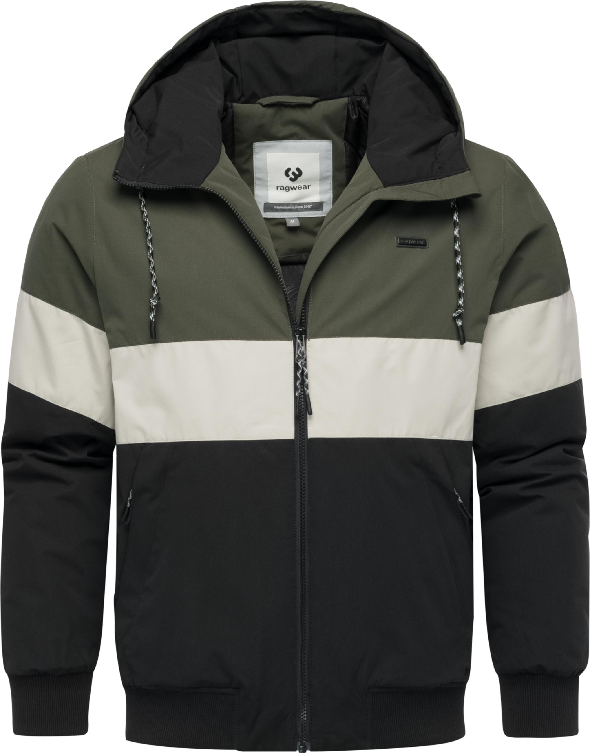 Gefütterte Bomberjacke mit Kapuze "Jinig Warm YOUMODO" Dark Olive