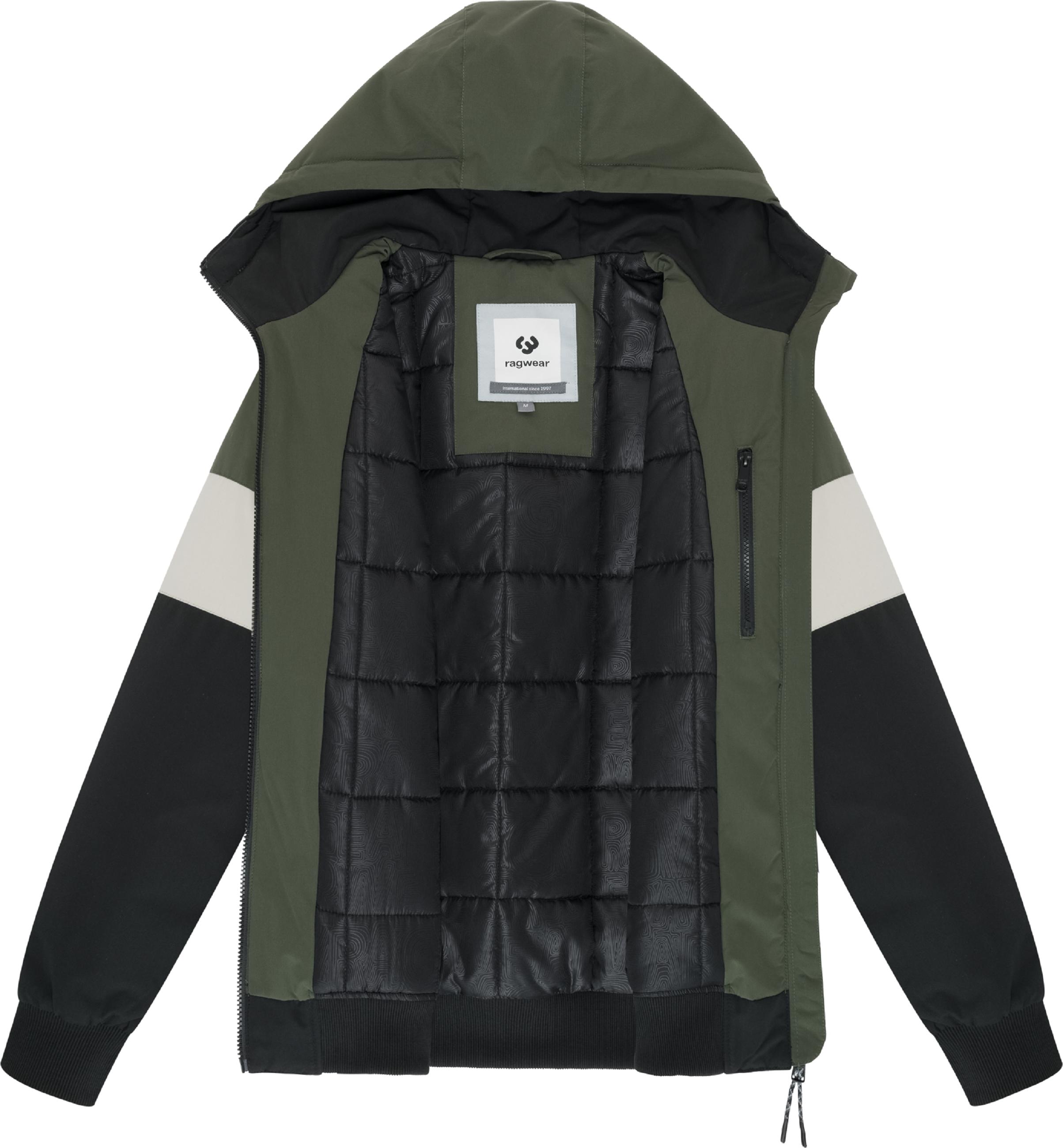 Gefütterte Bomberjacke mit Kapuze "Jinig Warm YOUMODO" Dark Olive