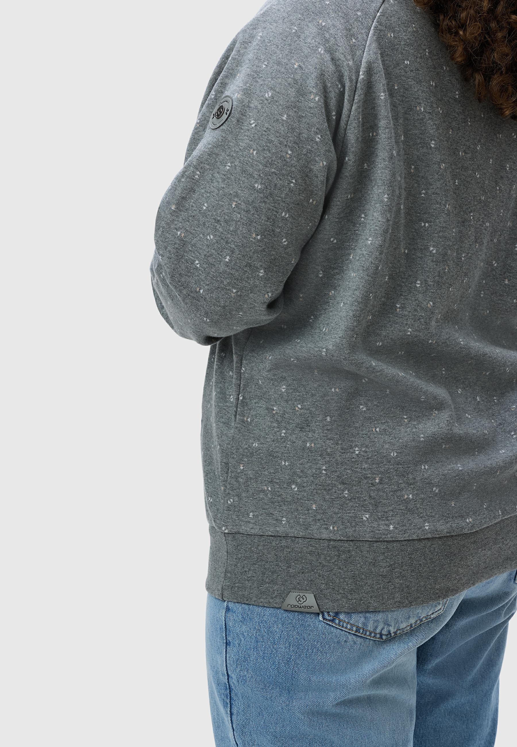 Sweatshirt mit Alloverprint "Johanka Triangles Plus" Grey