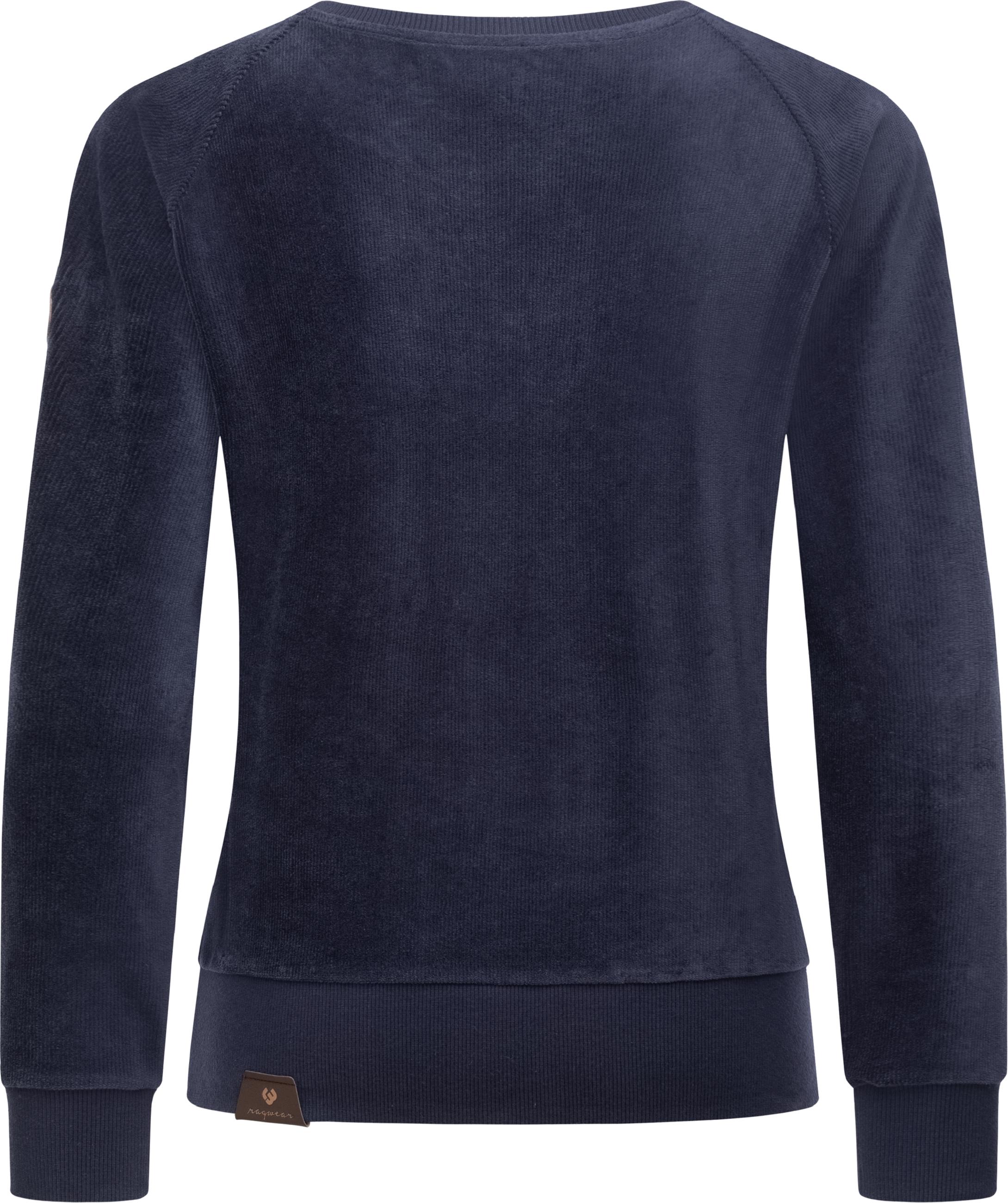 Pullover in Cord-Optik "Johanka Velvet" Navy