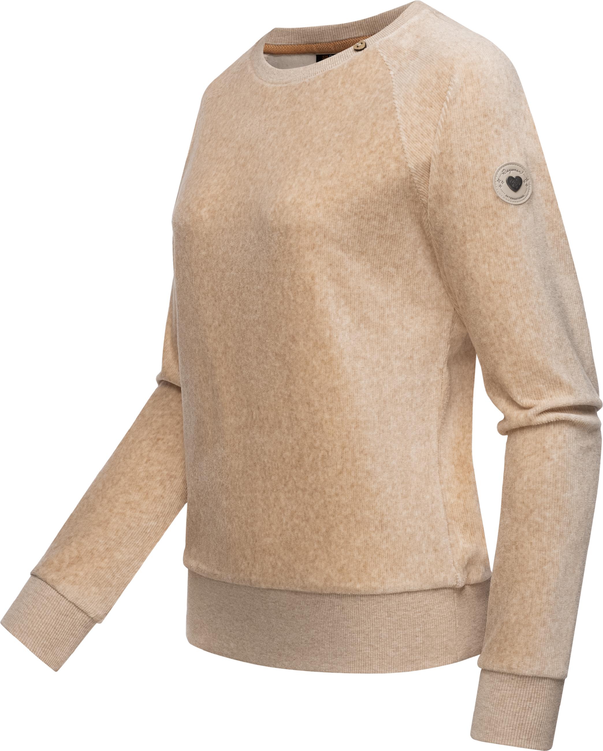 Pullover in Cord-Optik "Johanka Velvet" Sand