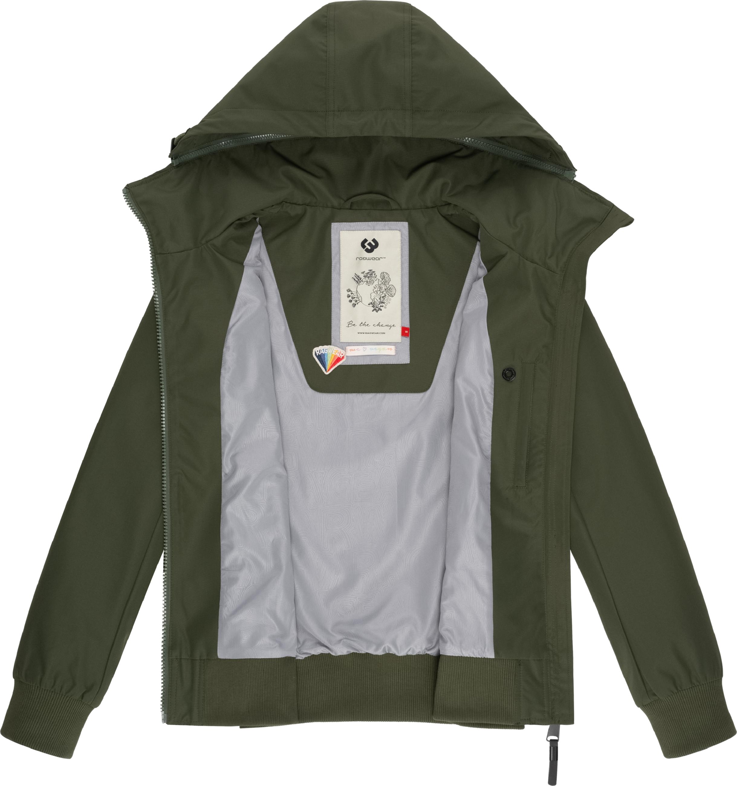 Übergangsjacke mit abnehmbarer Kapuze "Jotty" Dark Olive24