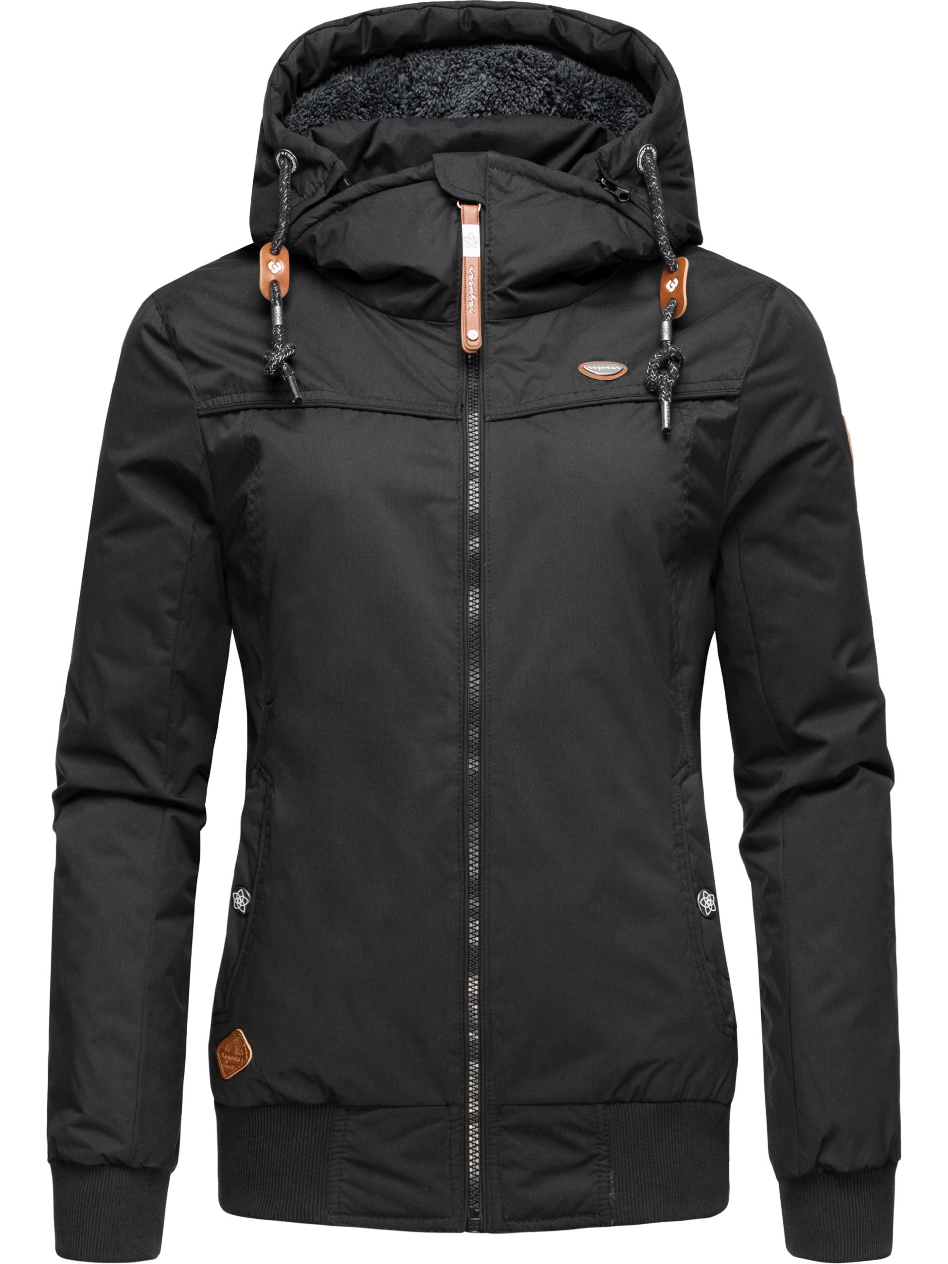 Winterjacke mit abnehmbarer Kapuze "Jotty Winter" Black021