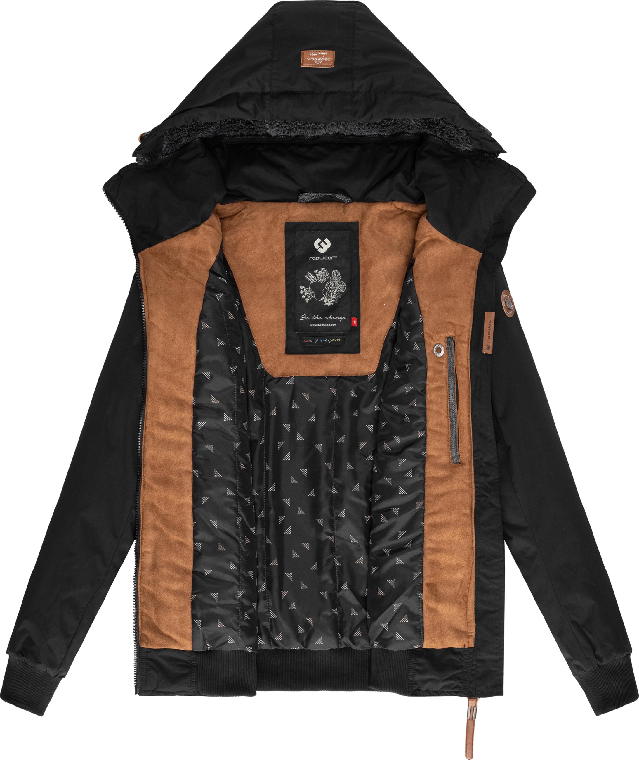 Winterjacke mit abnehmbarer Kapuze "Jotty Winter" Black021