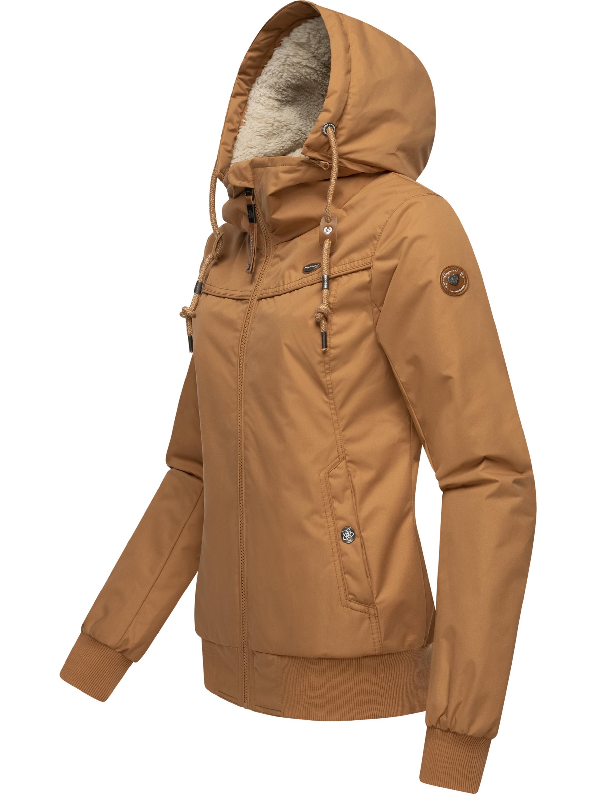 Winterjacke mit abnehmbarer Kapuze "Jotty Winter" Brown Sugar24