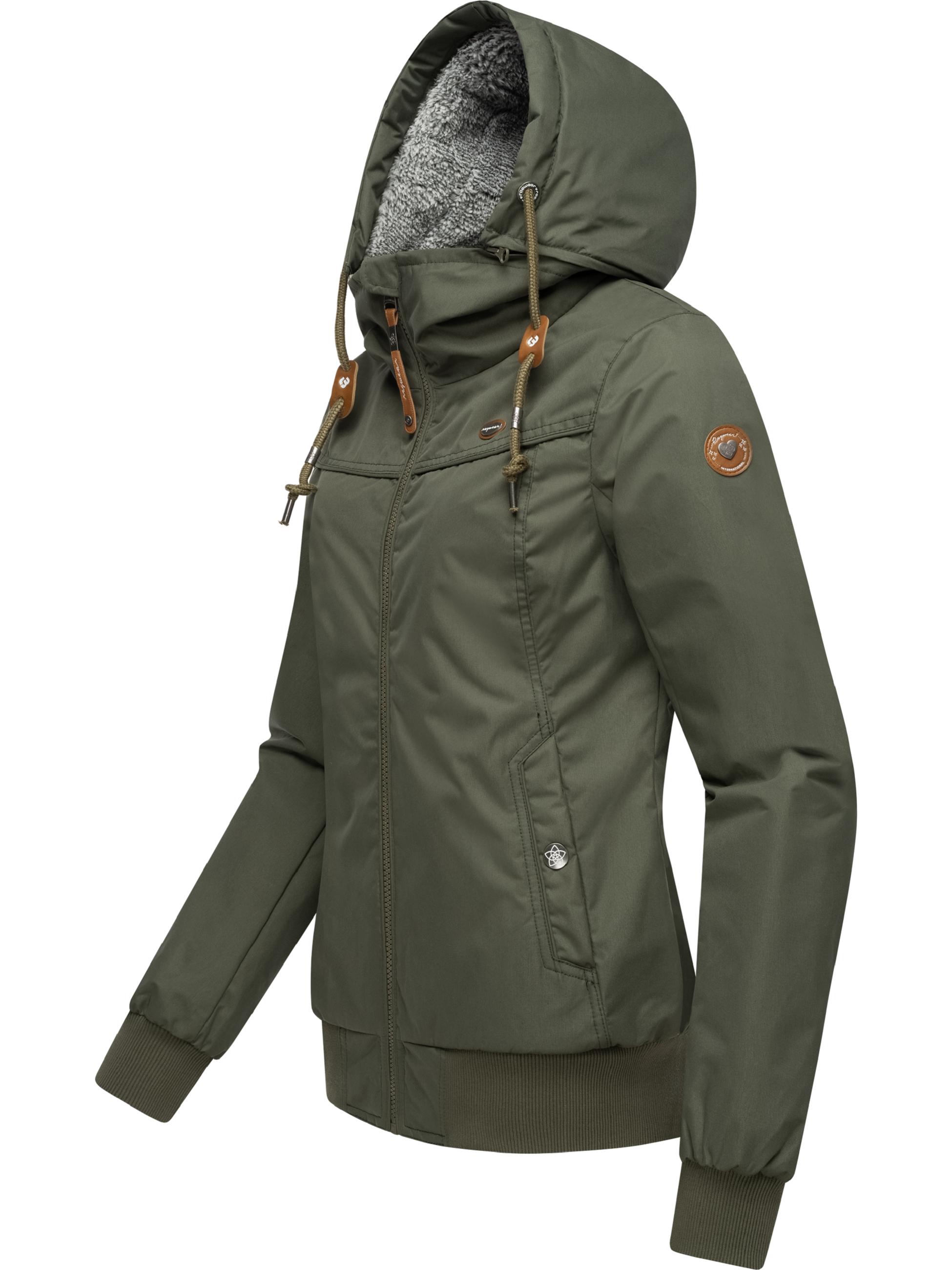 Winterjacke mit abnehmbarer Kapuze "Jotty Winter" Dark Olive24