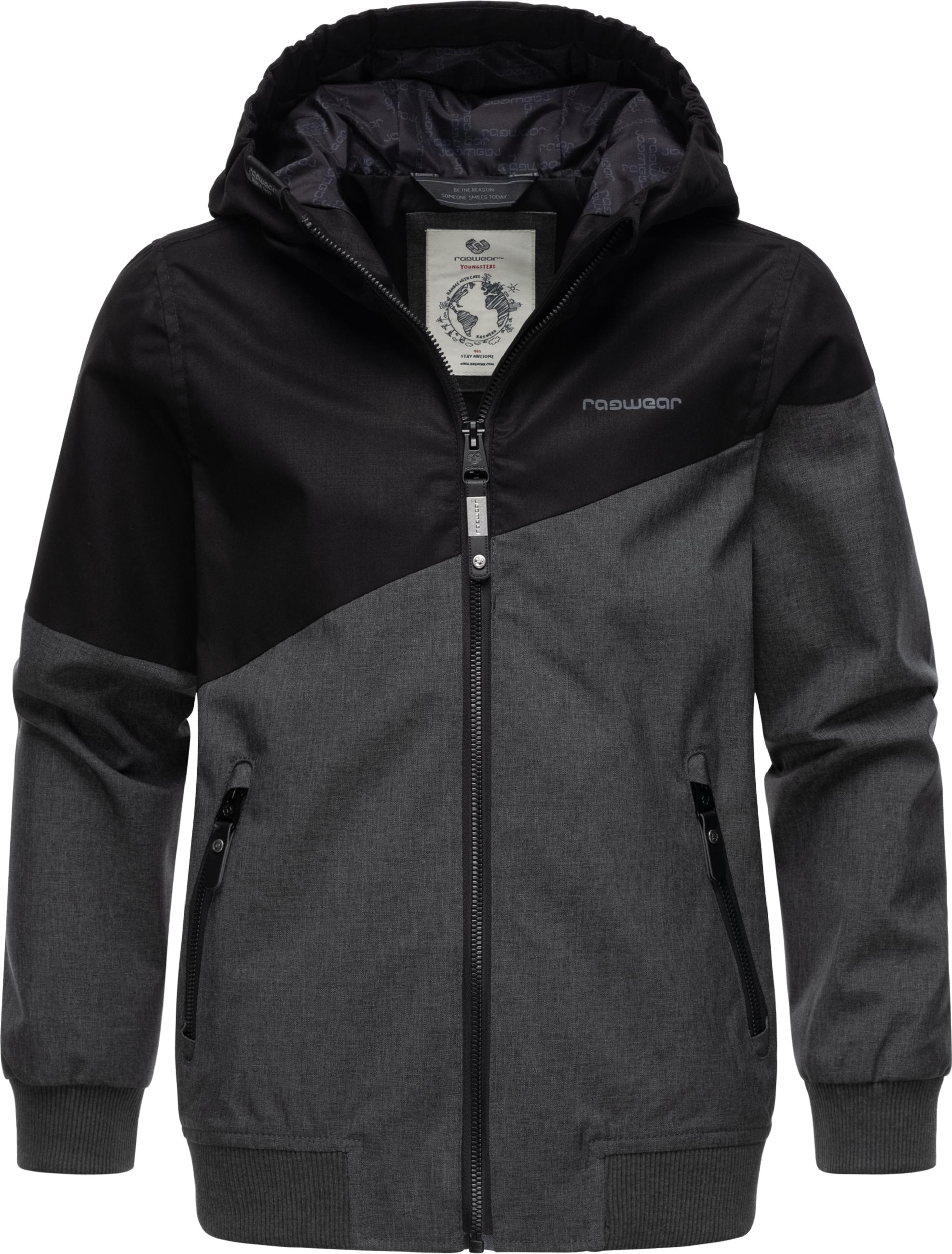 Leichte Übergangsjacke mit Kapuze "Jowell  II" Black