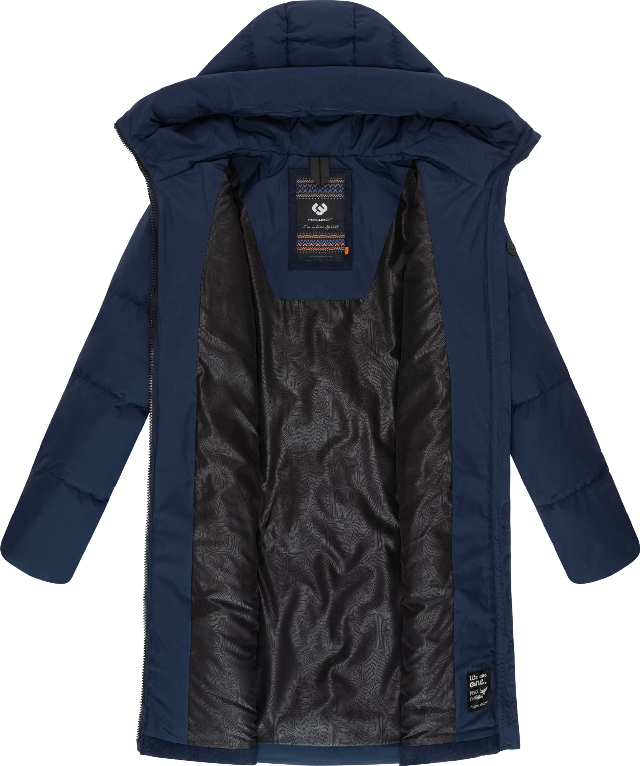 Wintermantel Steppmantel mit Kapuze "Jumana" Navy