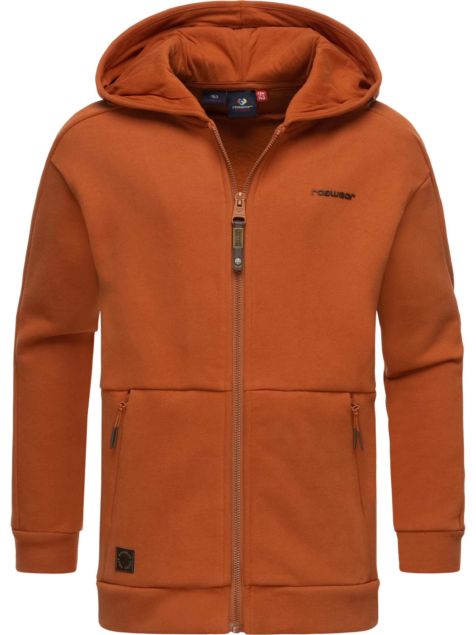 Sweatjacke mit Kapuze "Juray Zip" Ginger