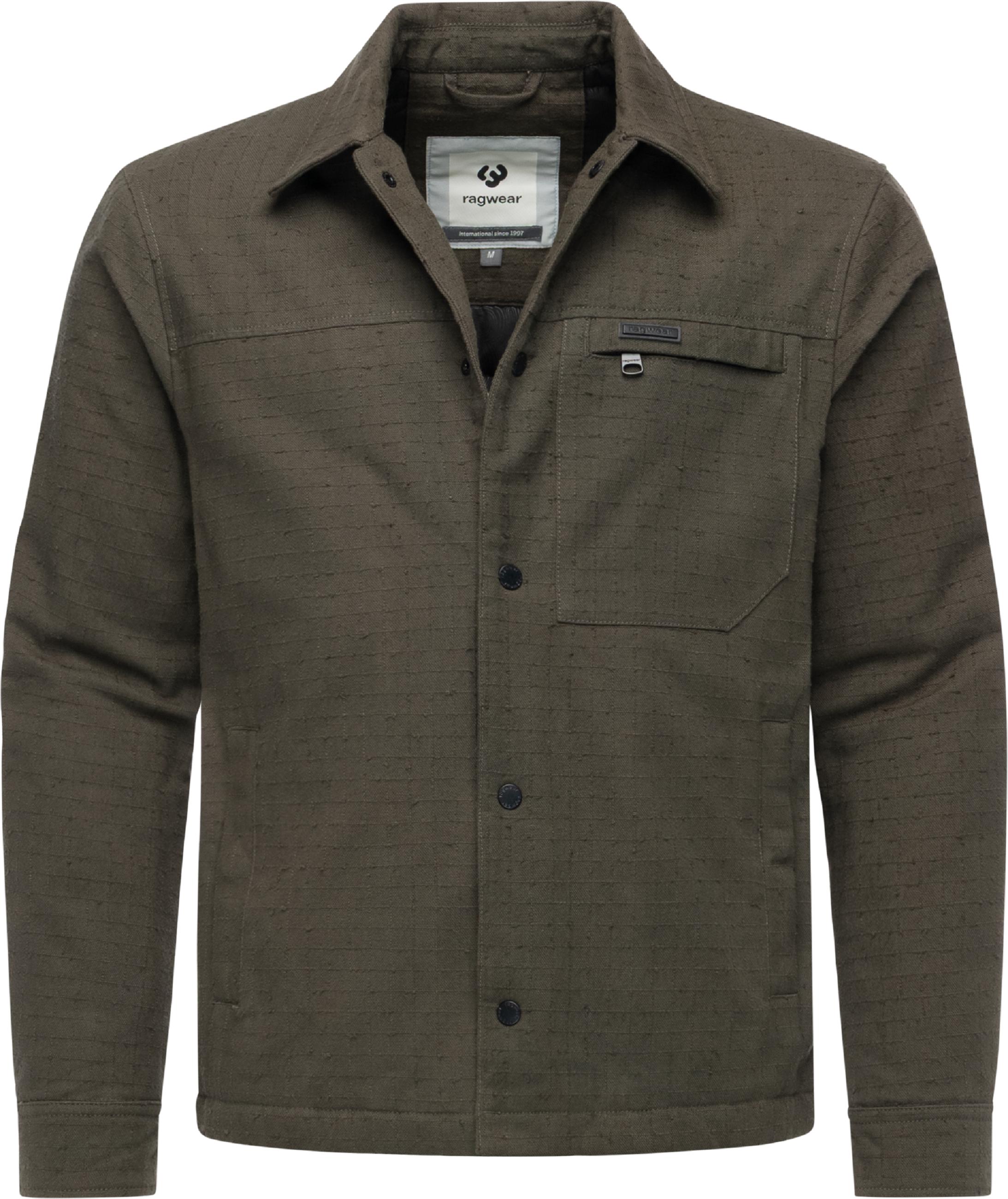 Hemdjacke mit Brusttasche "Karmel YOUMODO" Dark Olive