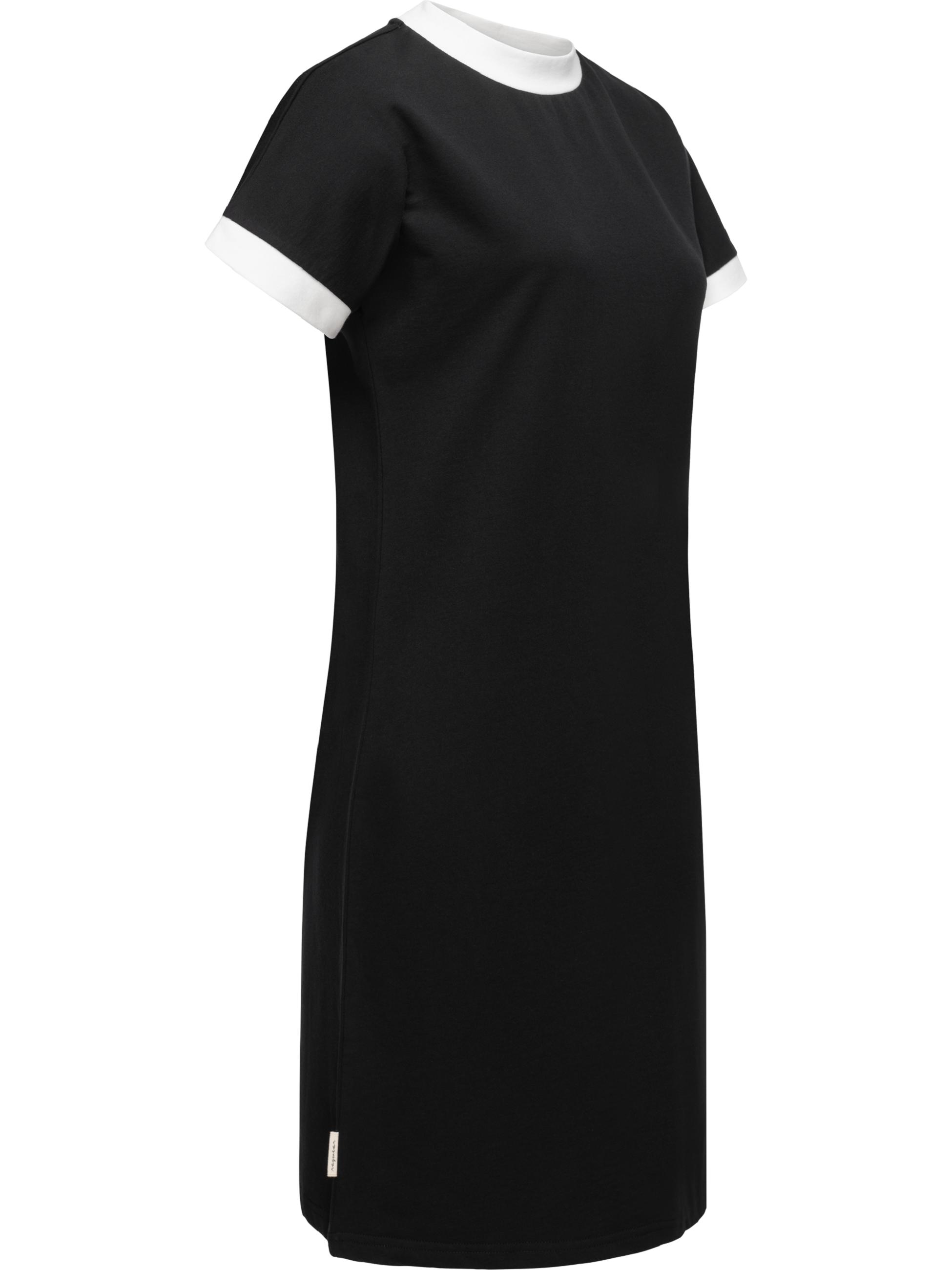 Nachhaltiges T-Shirt-Kleid "Katchi Solid" Black