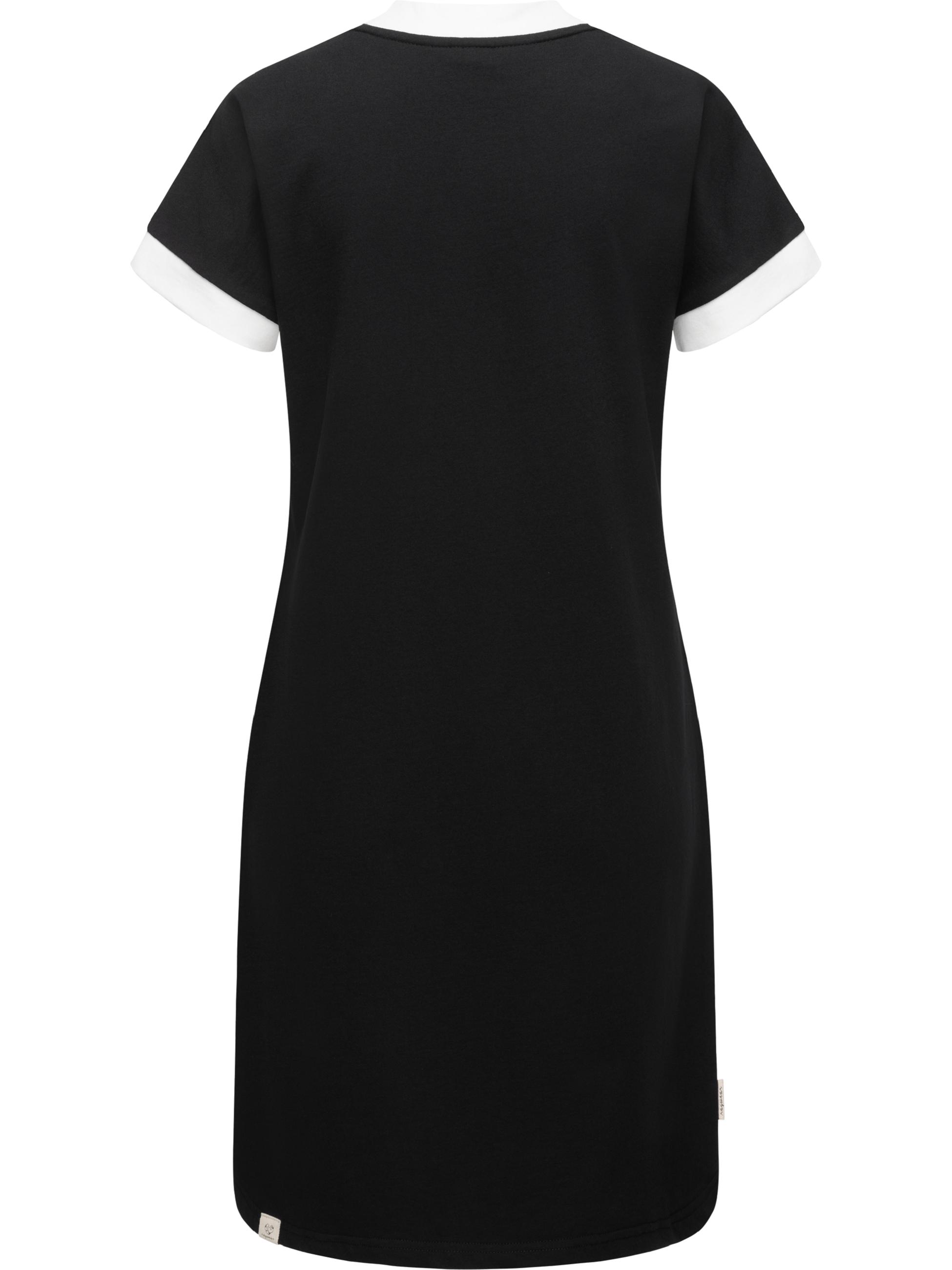 Nachhaltiges T-Shirt-Kleid "Katchi Solid" Black