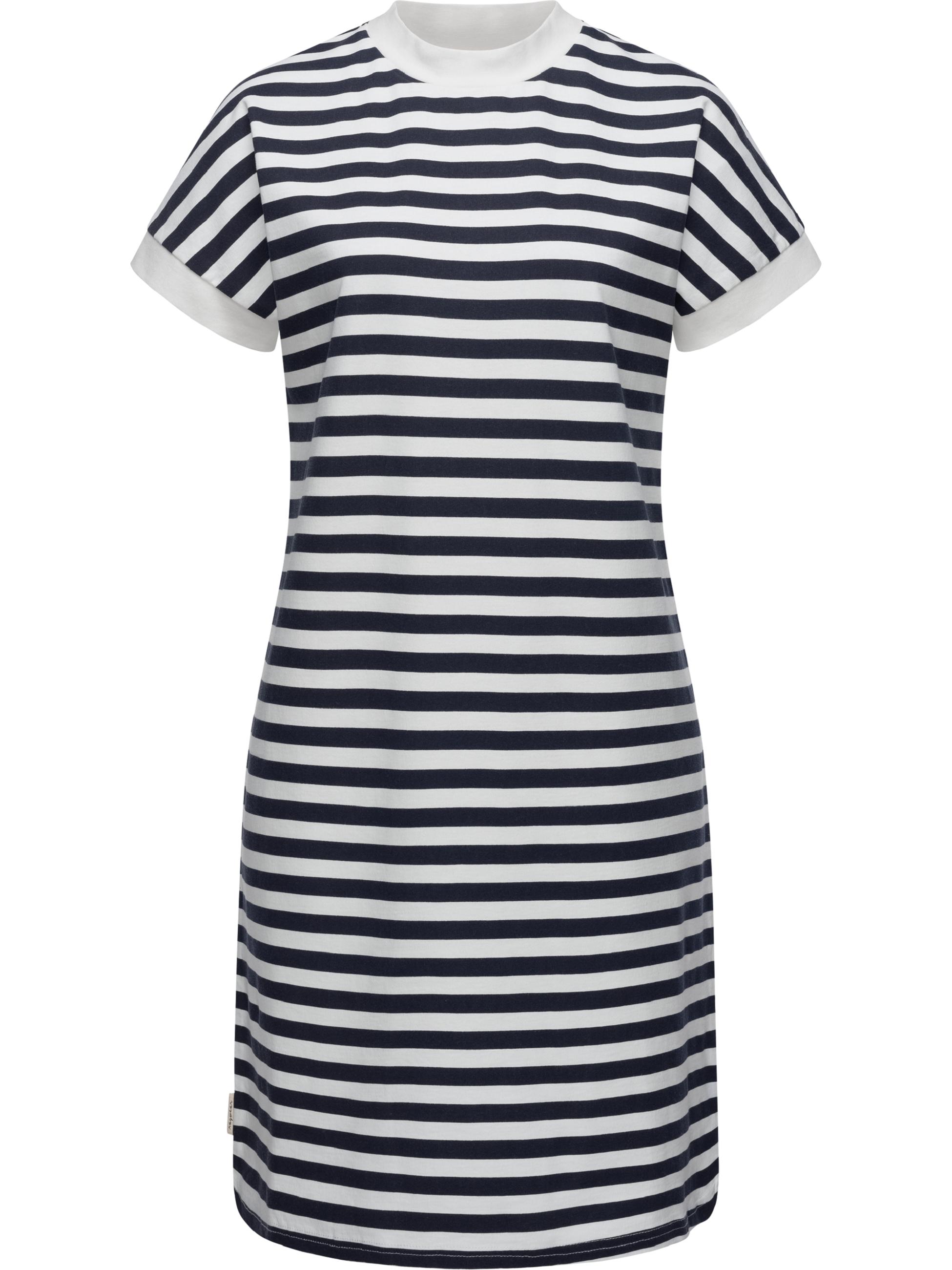 Nachhaltiges T-Shirt-Kleid "Katchi Stripes" Navy