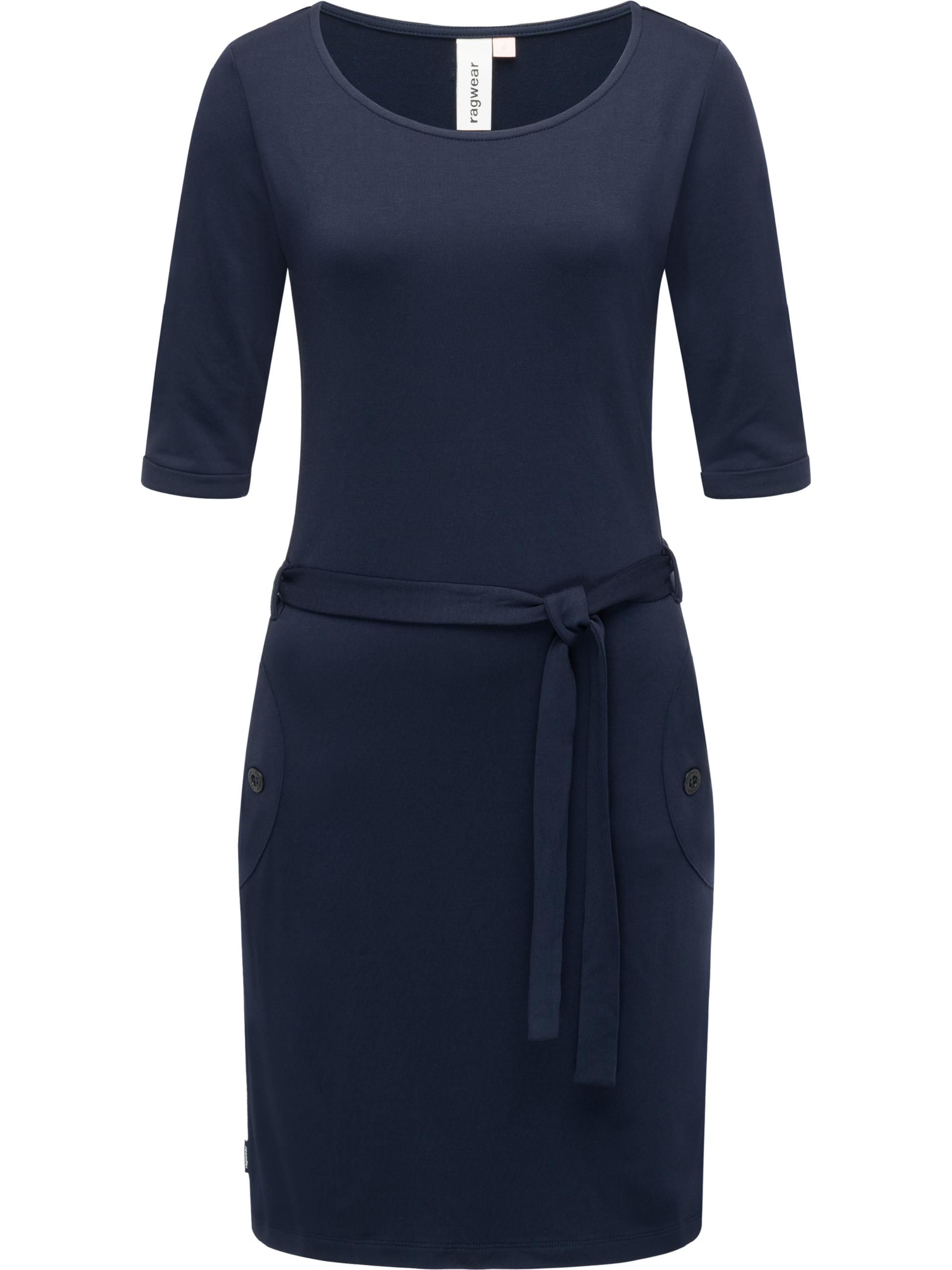 Midikleid mit Taillenband "Kenisha" Navy