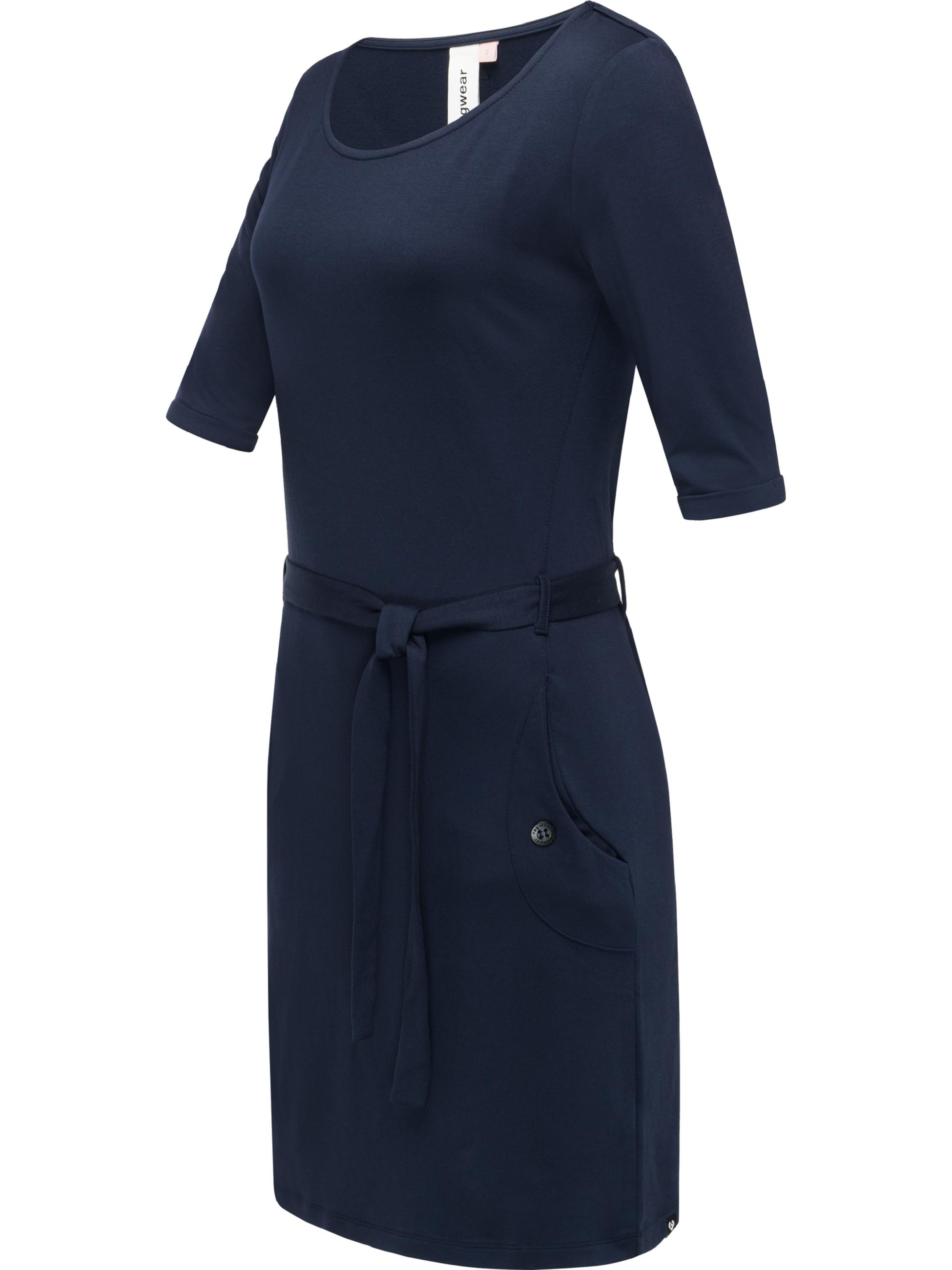 Midikleid mit Taillenband "Kenisha" Navy